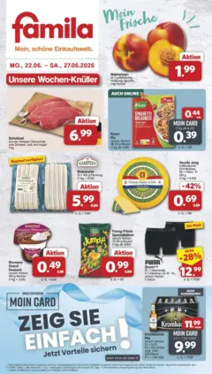 Famila Nordwest Wochenangebote ab 22.06.2026 gültig