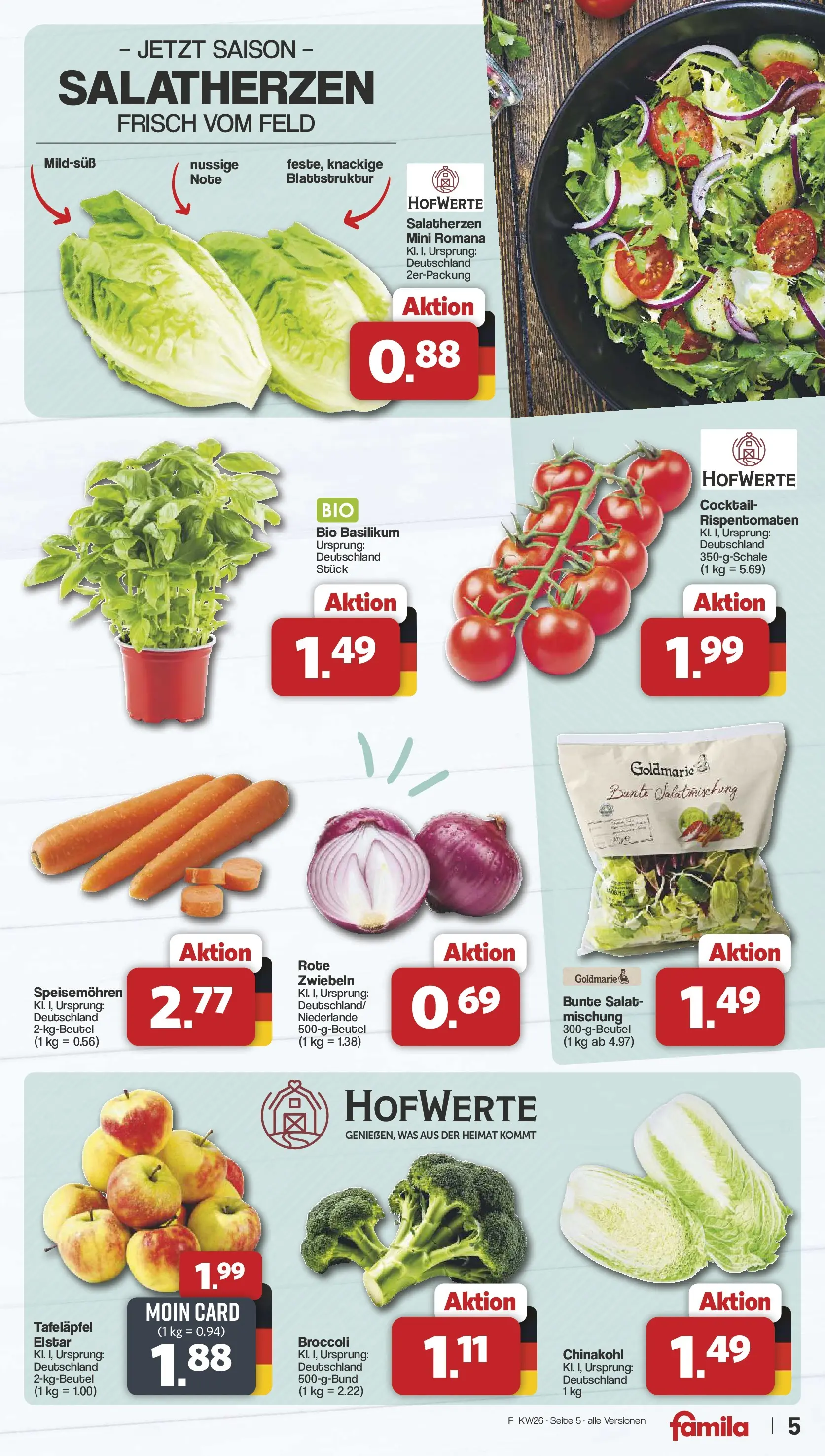 Famila Nordwest Wochenangebote (ab 22.06.2026) zum Blättern | Seite: 5