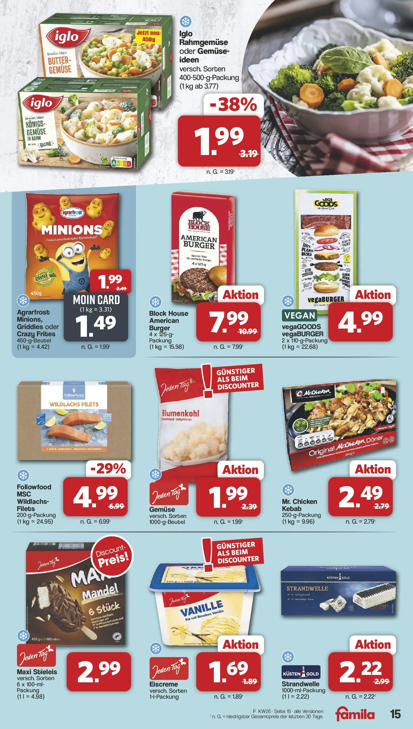 Famila Nordwest Wochenangebote (ab 22.06.2026) zum Blättern | Seite: 15