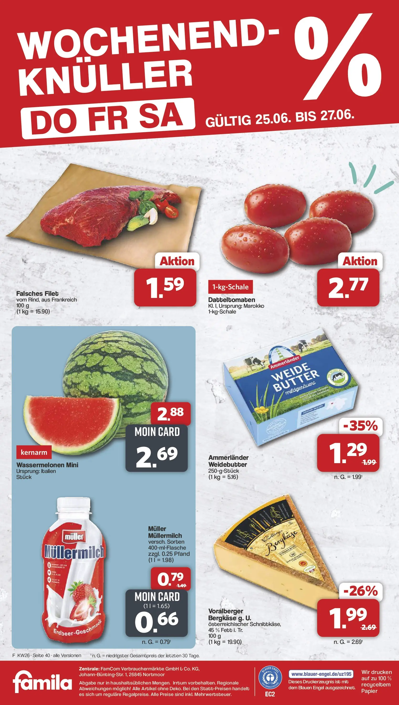 Famila Nordwest Wochenangebote (ab 22.06.2026) zum Blättern | Seite: 43