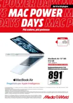 Media World Mac power days - al 28.06.2026