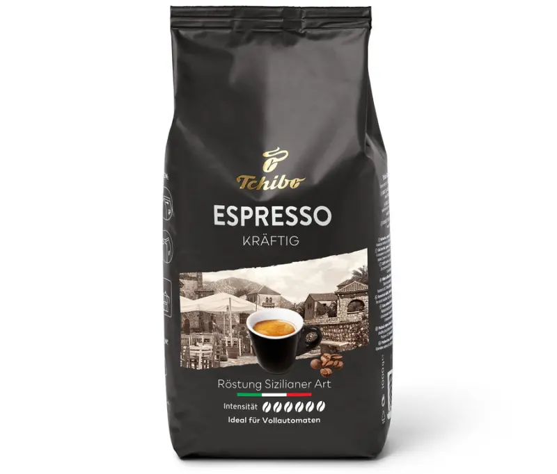 Espresso Kr&auml;ftig - 1 kg Ganze Bohne