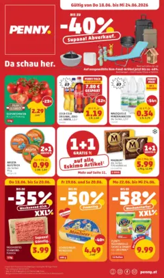 Penny Markt Die ganze Woche sparen ab 18.06.2026 gültig Penny Markt Die ganze Woche sparen ab 18.06.2026 gültig