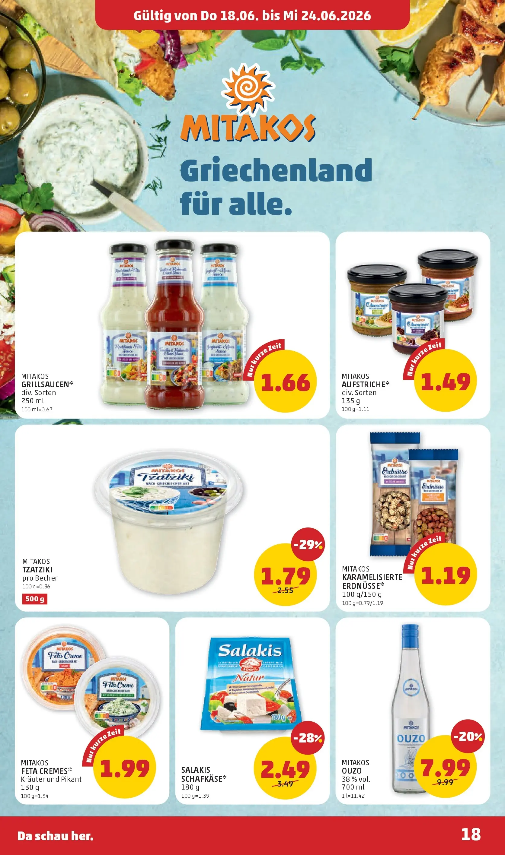 Penny Markt - PENNY: Die ganze Woche sparen. ab (17.06.2026) - Angebote, Prospekt | Seite: 18 | Produkte: Папионка, Creme