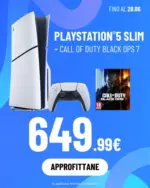 Gamelife Playstation 5 slim + Call of duty black ops 7 - al 28.06.2026