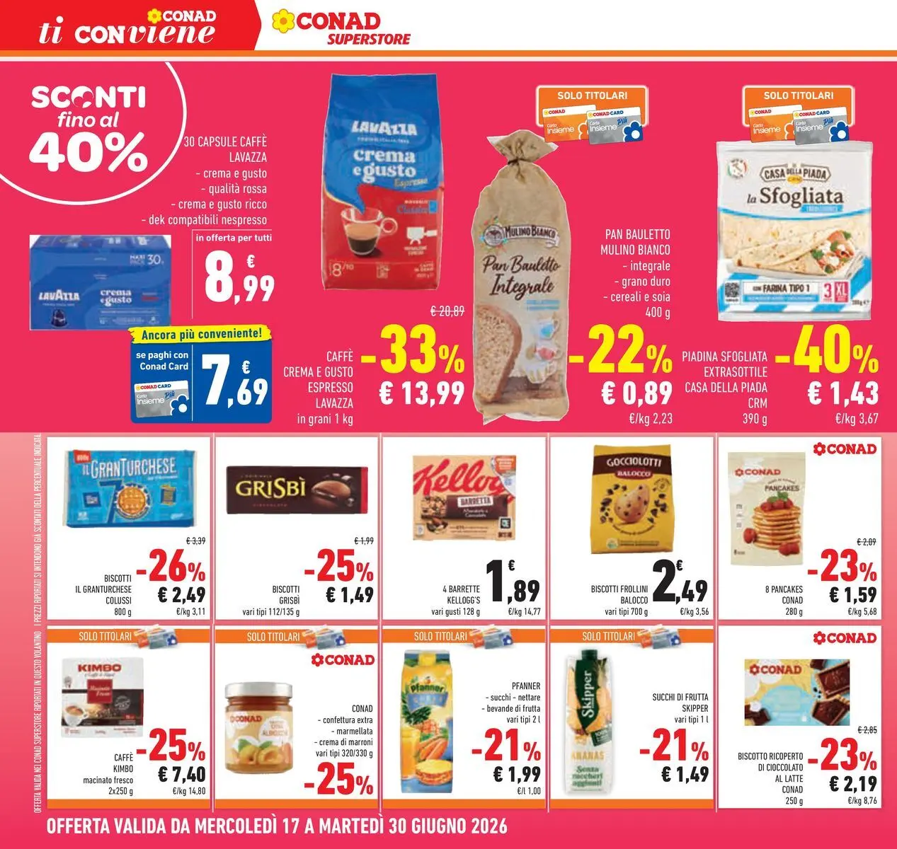 Volantino Conad dal 16/06/2026 > Anteprima | Pagina: 24