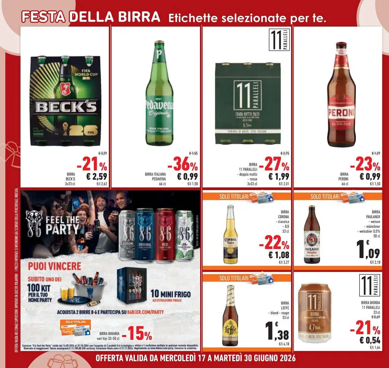 Volantino Conad dal 16/06/2026 > Anteprima | Pagina: 28 | Prodotti: Birra, The
