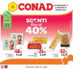 Conad Centro Nord Soc. Coop. Sconti fino al 40% - al 30.06.2026