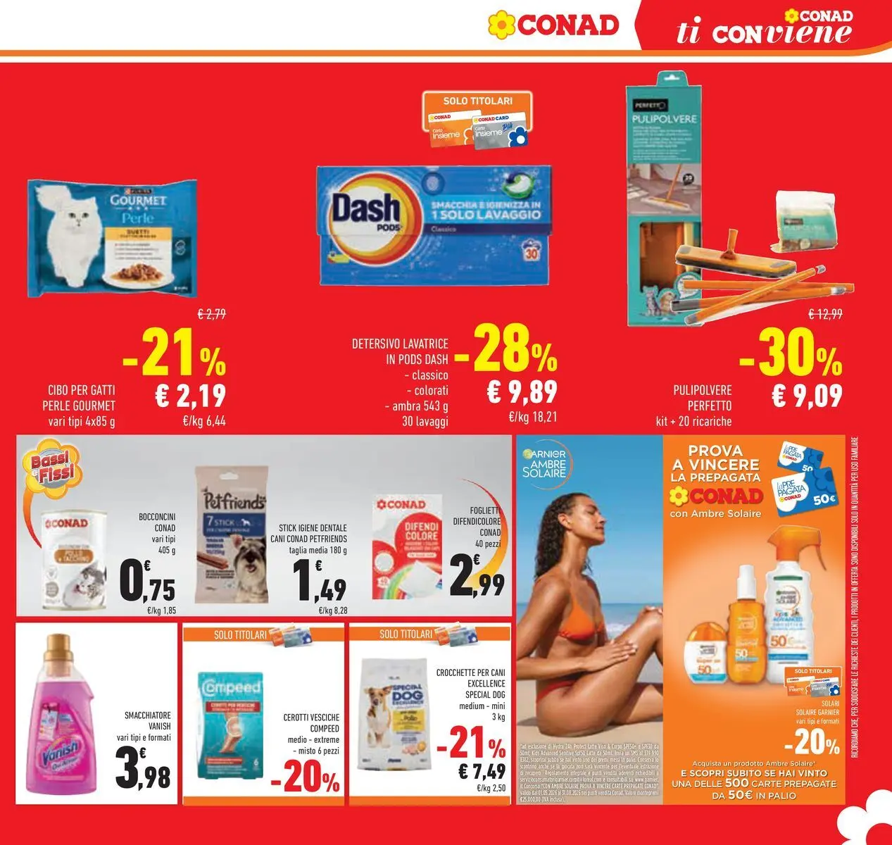 Volantino Conad dal 16/06/2026 > Anteprima | Pagina: 37 | Prodotti: Smacchiatore, Cerotti, Crocchette, Lavatrice