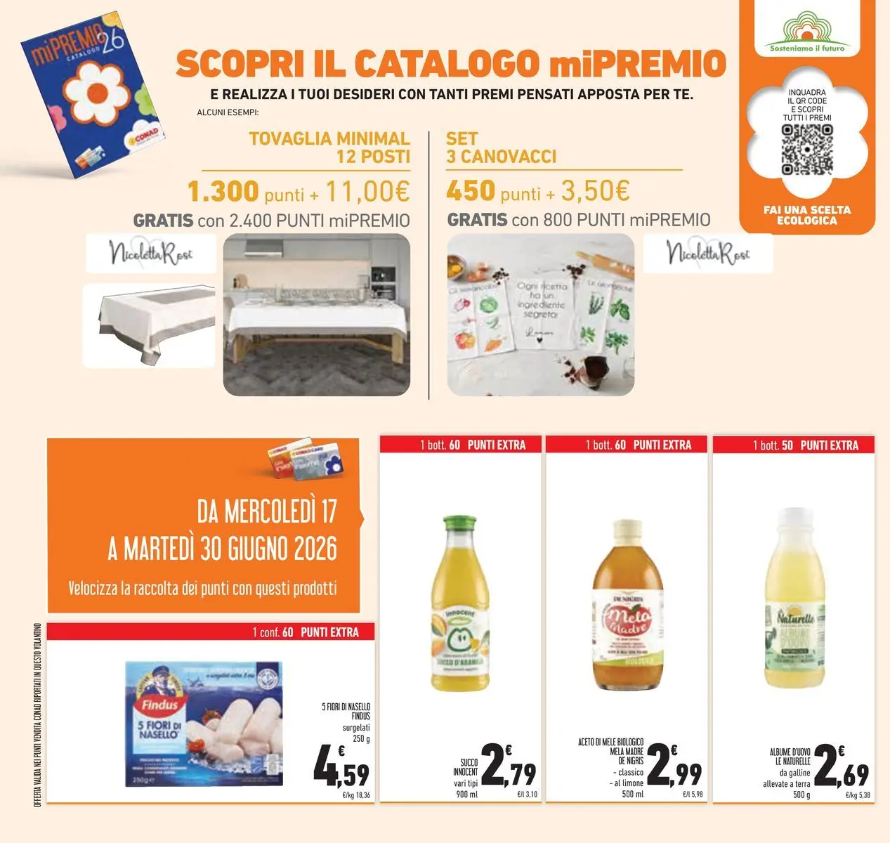 Volantino Conad dal 16/06/2026 > Anteprima | Pagina: 38 | Prodotti: Succo, Aceto di mele, Aceto, Terra