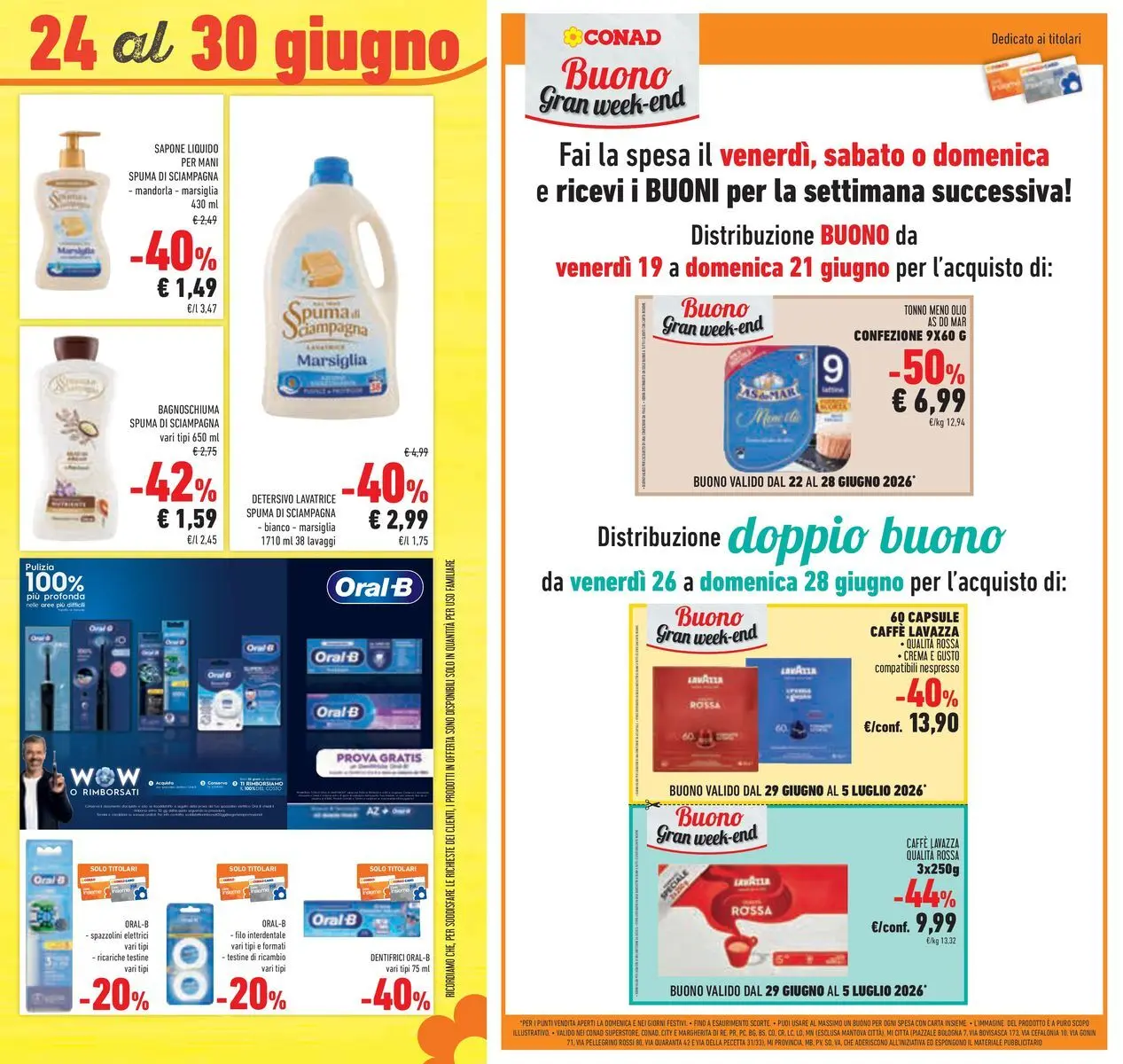 Volantino Conad dal 16/06/2026 > Anteprima | Pagina: 41 | Prodotti: Crema, Filo interdentale, Detergente, Olio