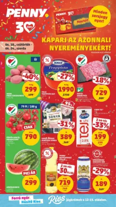 Penny aktuális akciós újság - amely érvényes a következő dátumtól: 18.06.2026
