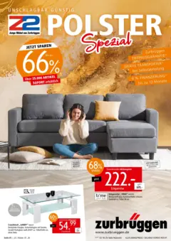 Zurbrüggen Z2 Polstermöbel Spezial ab 08.06.2026 gültig
