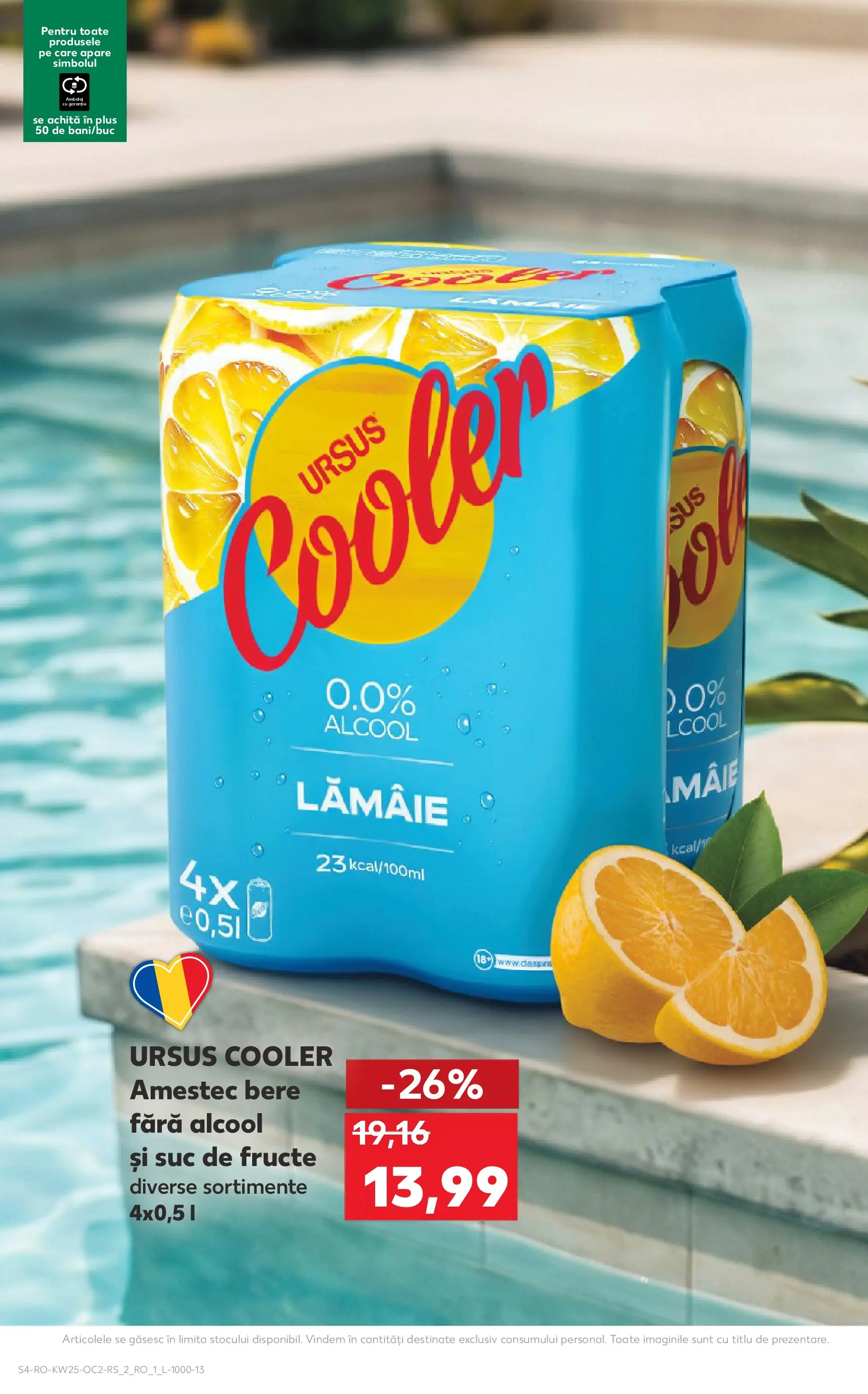 Kaufland Viseu de Sus 17.06.2026 - Revista si Oferta | Pagină: 4 | Produse: Suc, Bere, Fructe, Lămâie