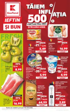 Ofertele Kaufland valabile de la 17.06.2026
