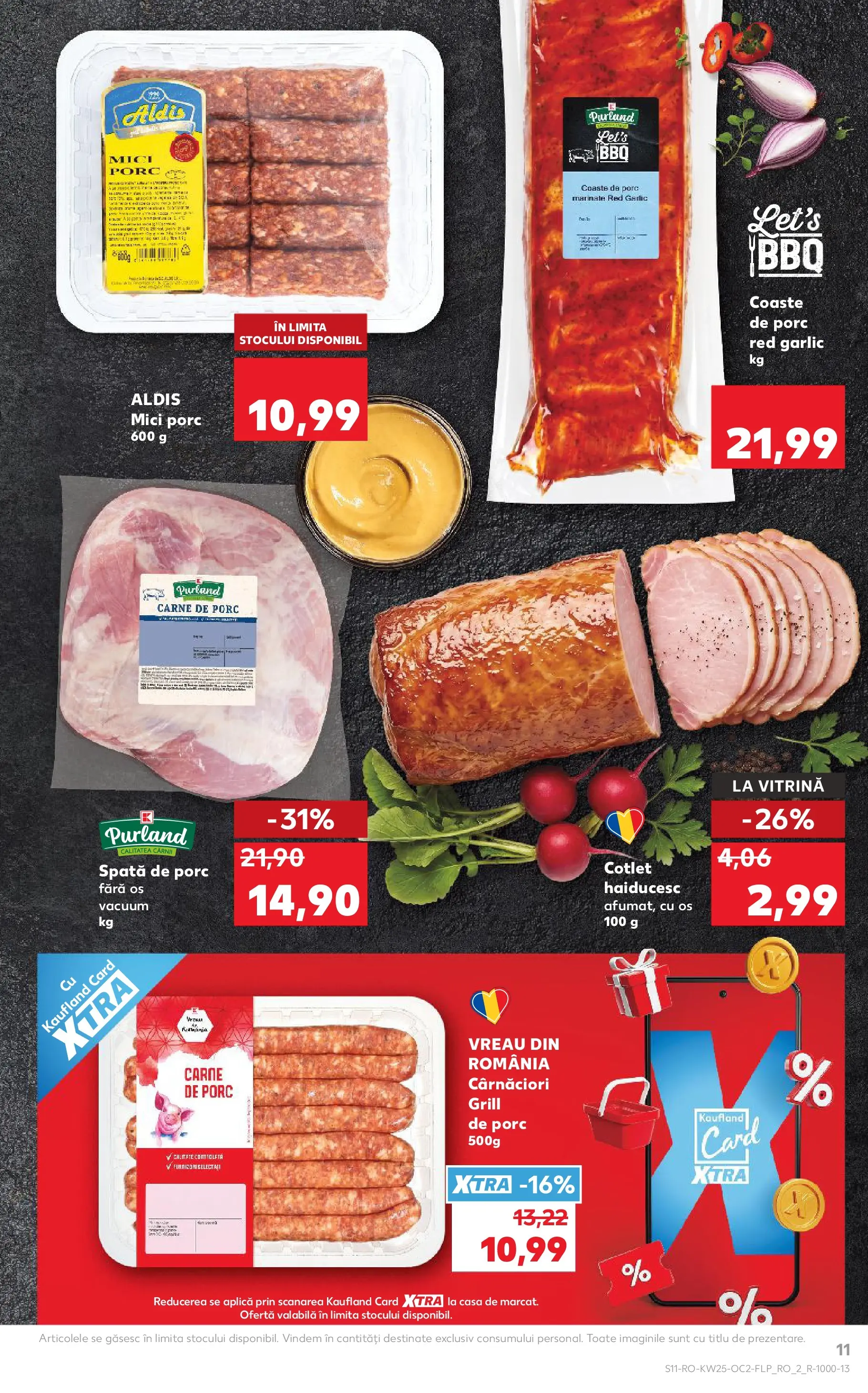 Kaufland Viseu de Sus 17.06.2026 - Revista si Oferta | Pagină: 11 | Produse: Grill, Vitrină, Mici, Carne De Porc
