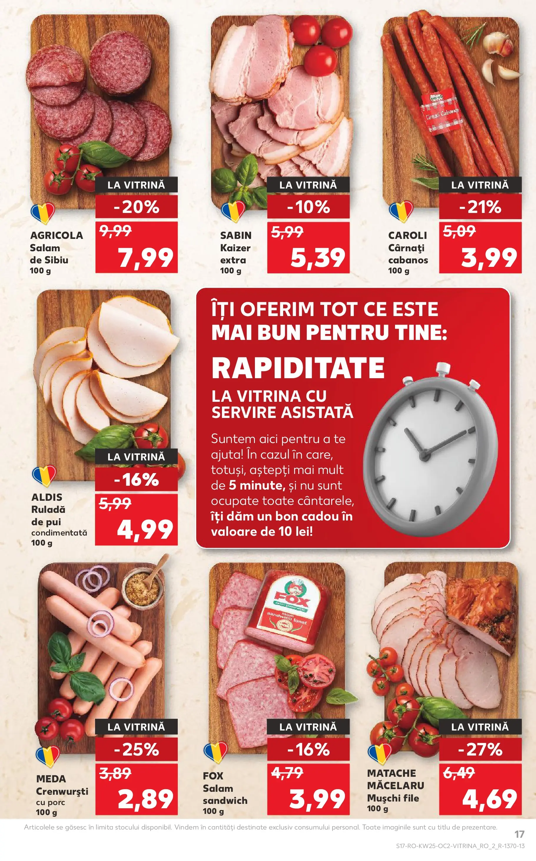 Kaufland Miercurea Ciuc 17.06.2026 || Revista si Oferte | Pagină: 17 | Produse: Vitrină, Crenvurști, Salam, Cârnați Kaufland Miercurea Ciuc 17.06.2026 - Revista si Oferta | Pagină: 17 | Produse: Vitrină, Crenvurști, Salam, Cârnați
