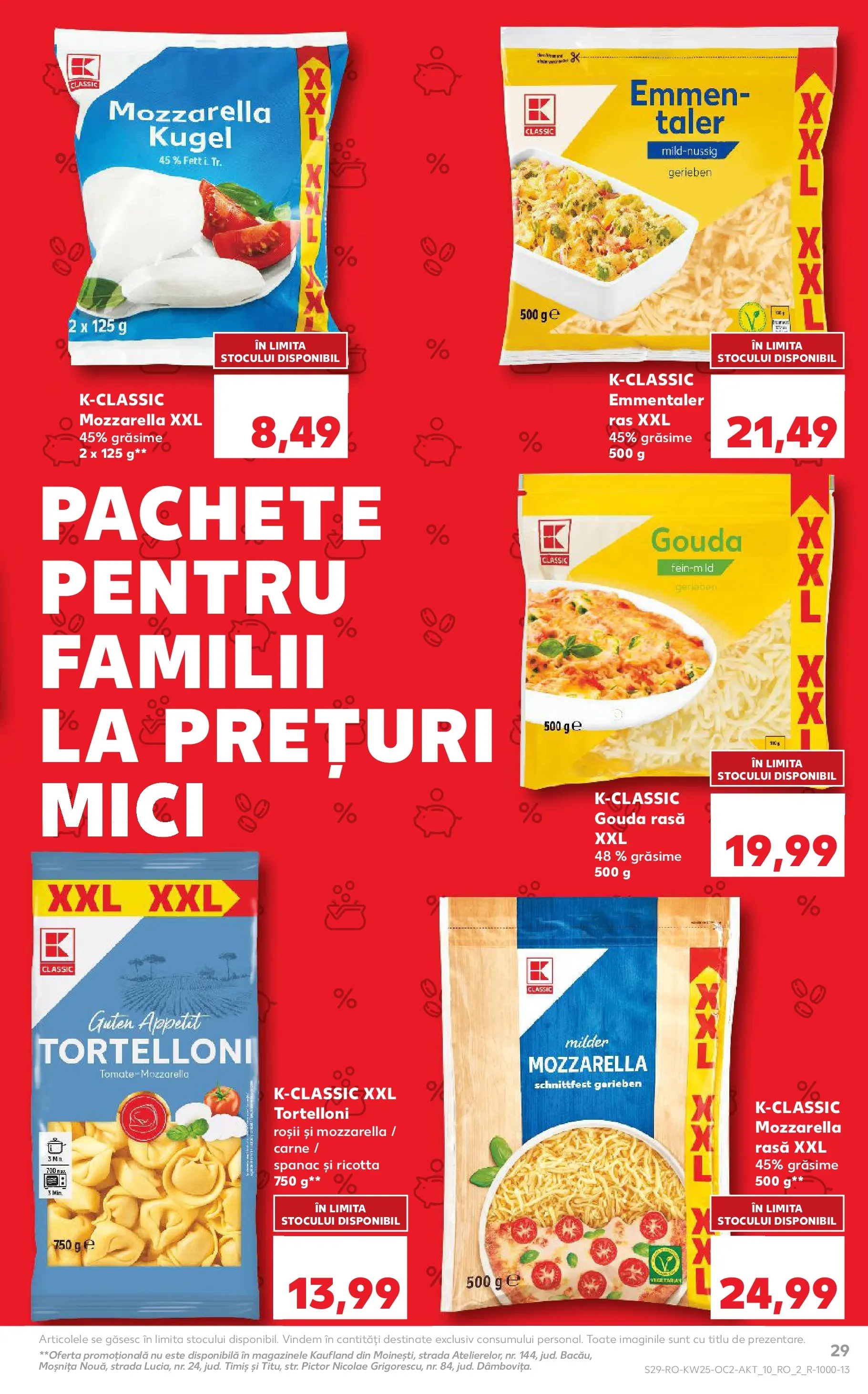 Kaufland Viseu de Sus 17.06.2026 - Revista si Oferta | Pagină: 29 | Produse: Mici, Mozzarella, Roșii, Gouda