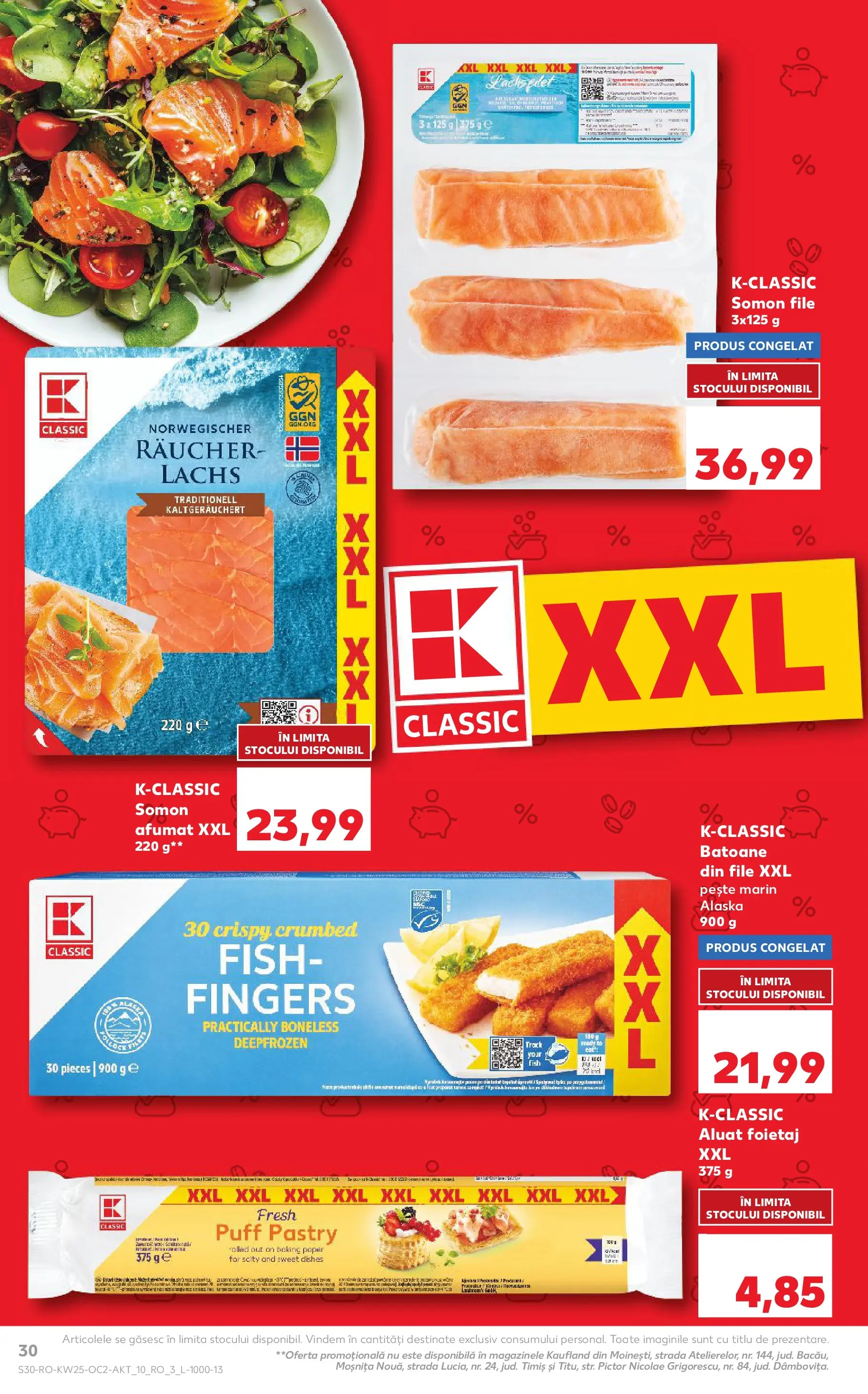 Kaufland Viseu de Sus 17.06.2026 - Revista si Oferta | Pagină: 30 | Produse: Foietaj, Aluat, Pește