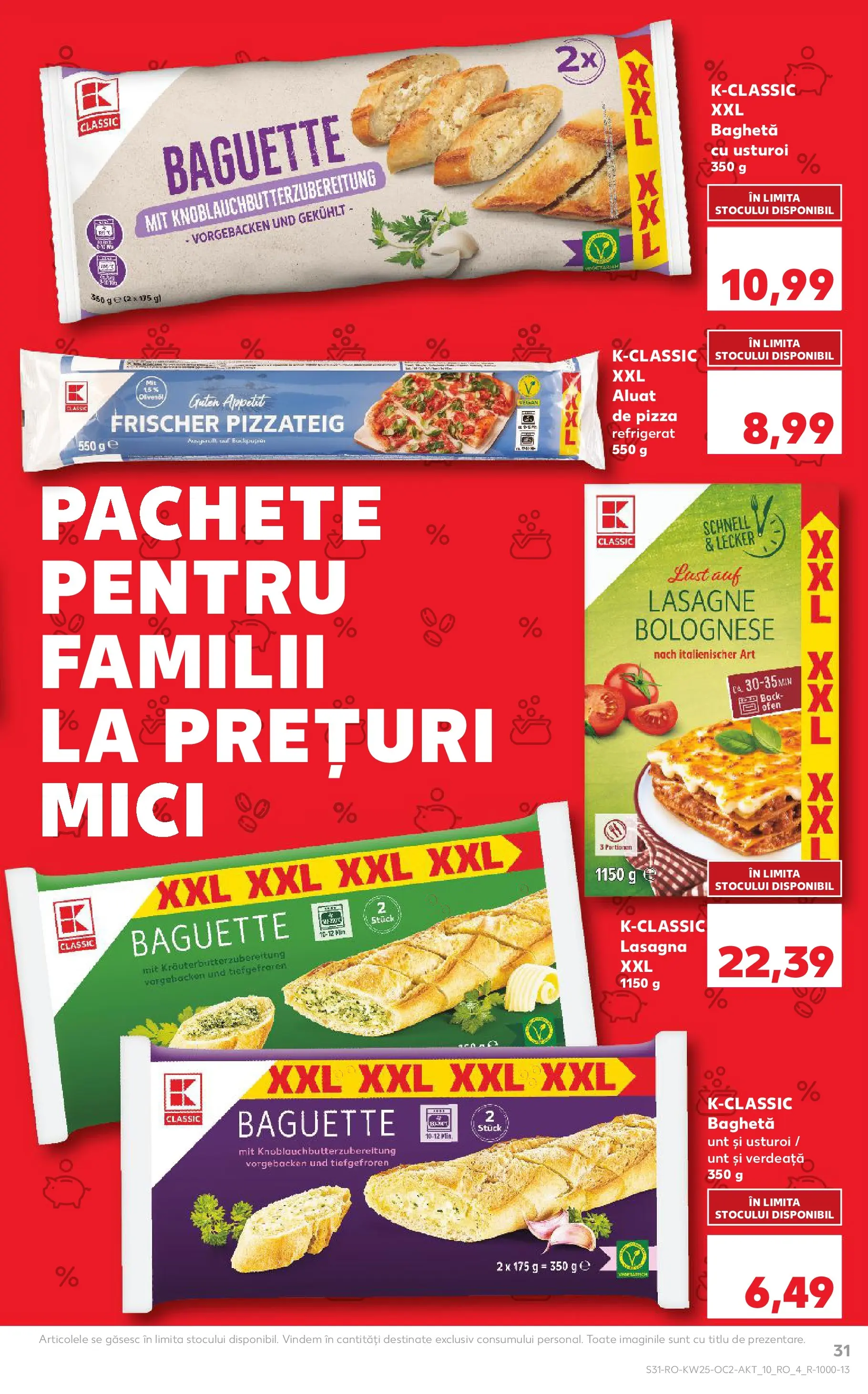 Kaufland Viseu de Sus 17.06.2026 - Revista si Oferta | Pagină: 31 | Produse: Lasagna, Mici, Unt, Verdeață