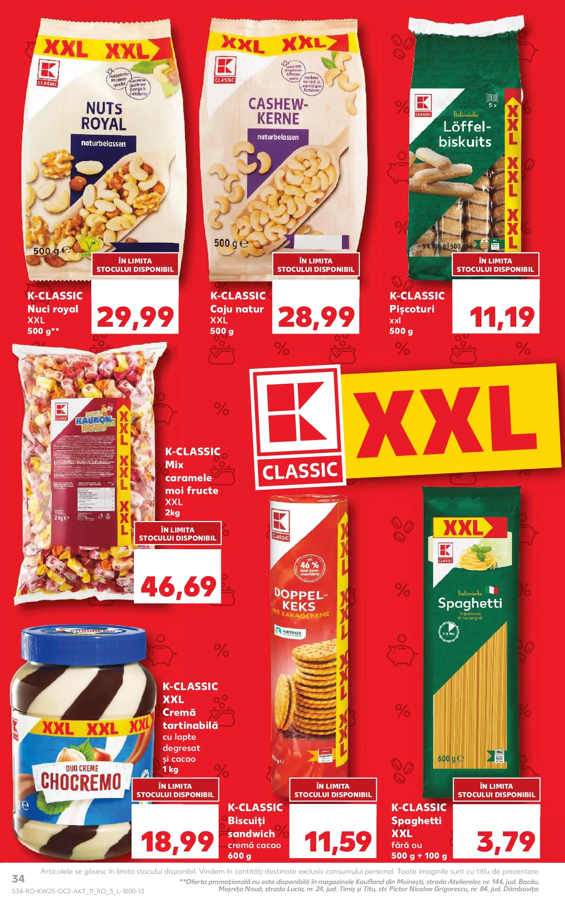 Kaufland Viseu de Sus 17.06.2026 - Revista si Oferta | Pagină: 34 | Produse: Lapte, Cremă, Cremă tartinabilă, Caramele