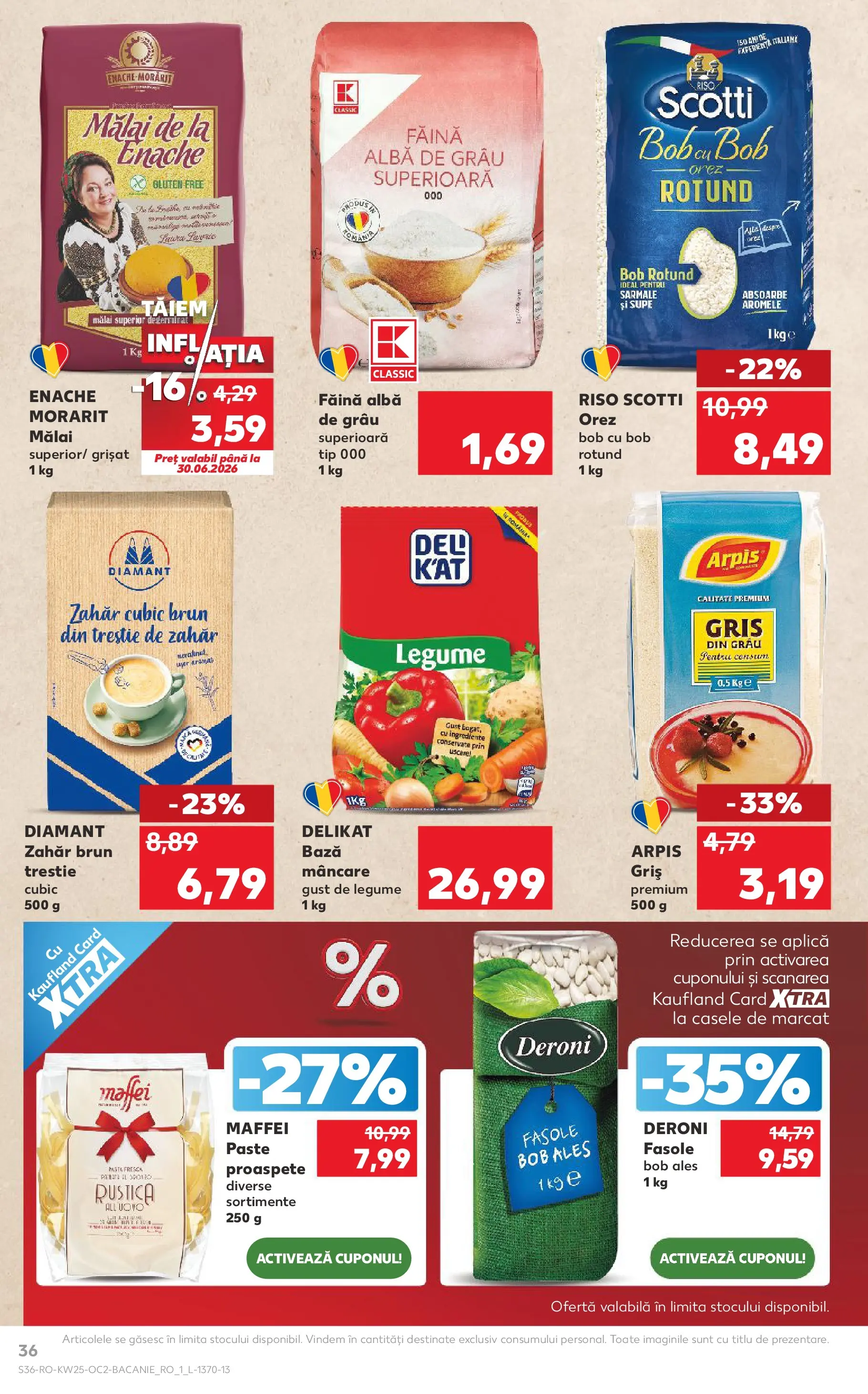 Kaufland Miercurea Ciuc 17.06.2026 || Revista si Oferte | Pagină: 36 | Produse: Mălai, Paste, Legume, Zahăr Kaufland Miercurea Ciuc 17.06.2026 - Revista si Oferta | Pagină: 36 | Produse: Mălai, Paste, Legume, Zahăr