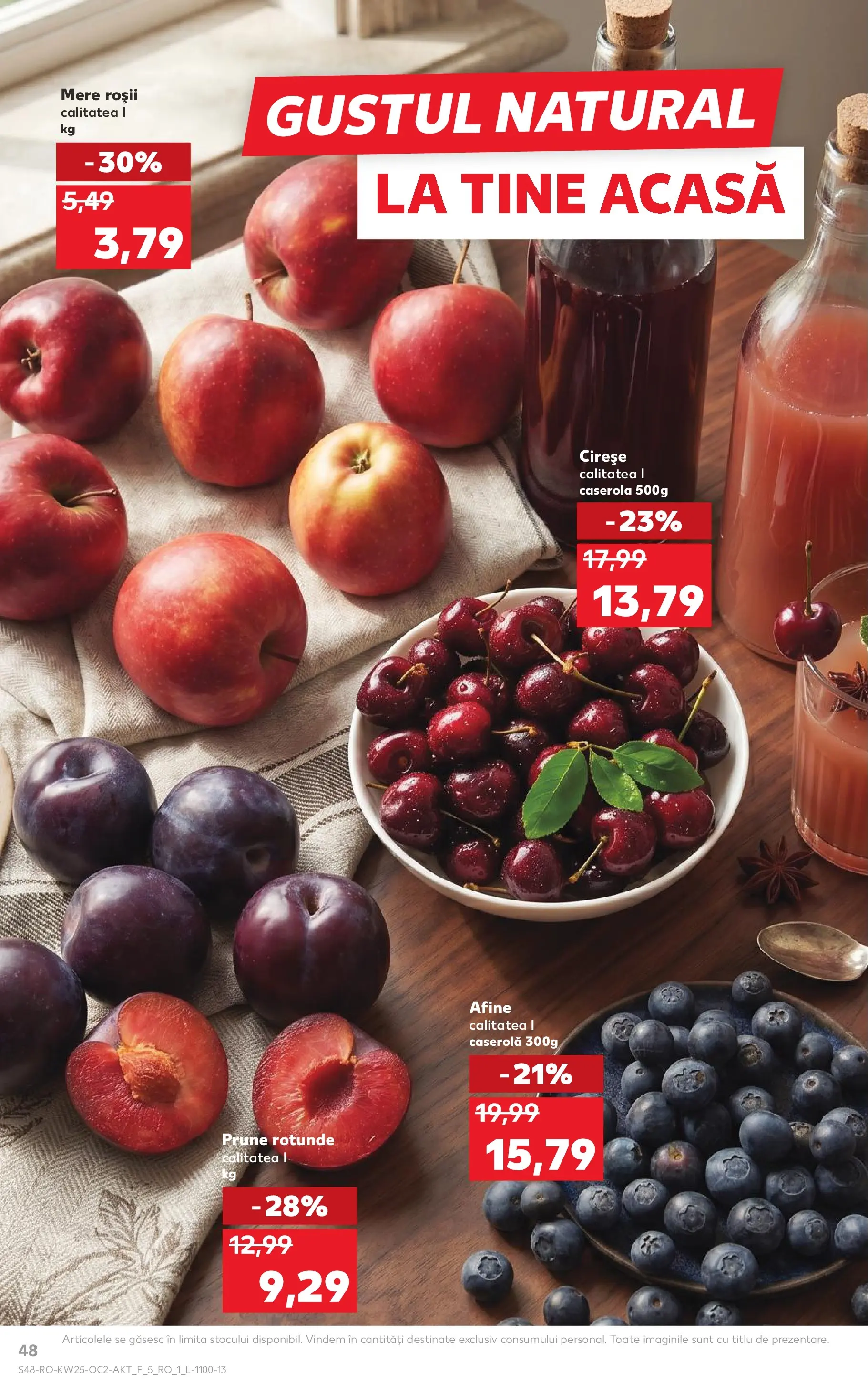 Kaufland Baia Mare 17.06.2026 - Revista si Oferta | Pagină: 48 | Produse: Mere, Roșii, Prune, Cireșe
