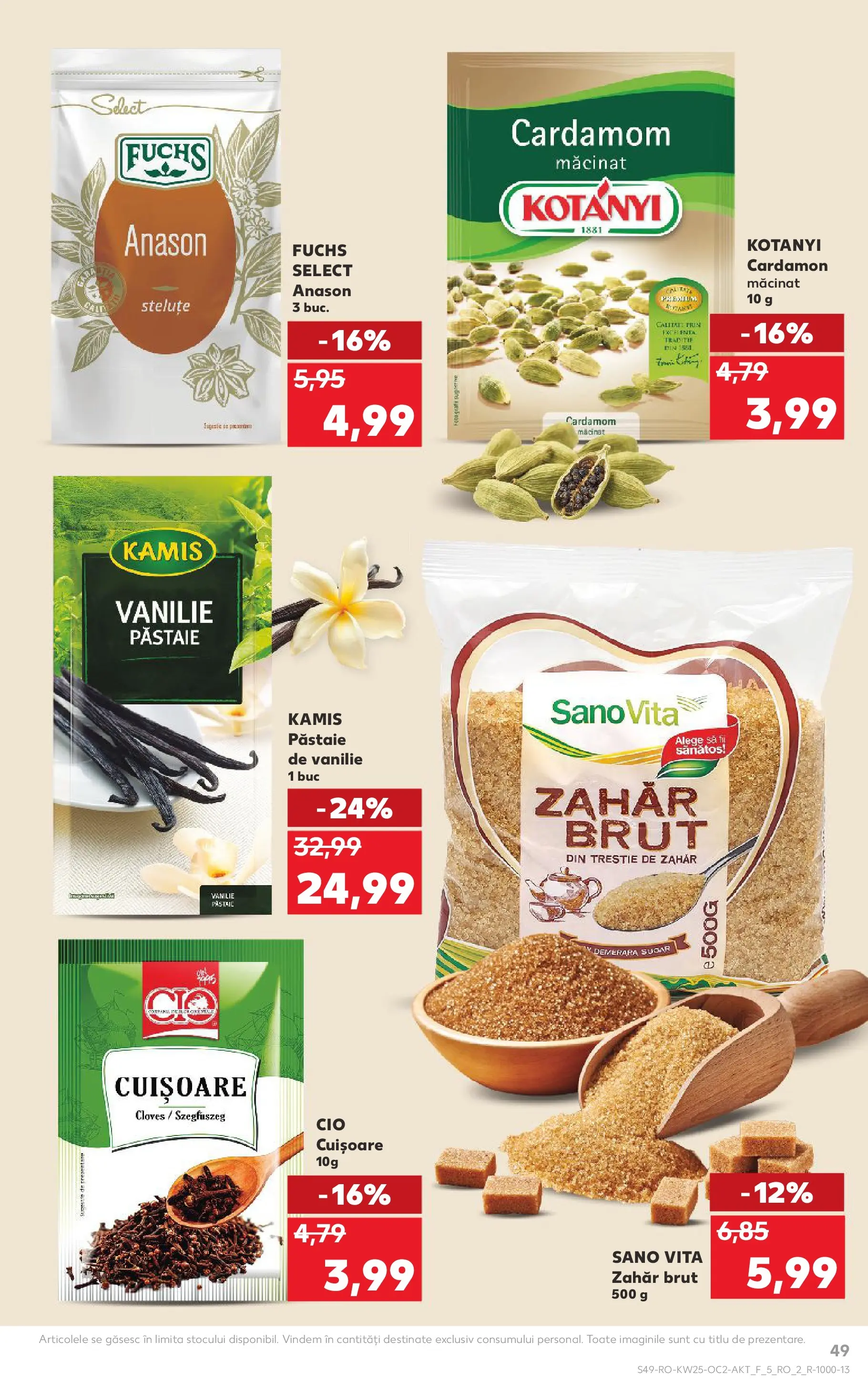 Kaufland Domnesti 17.06.2026 - Revista si Oferta | Pagină: 49 | Produse: Zahăr