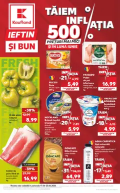 Ofertele Kaufland valabile de la 17.06.2026