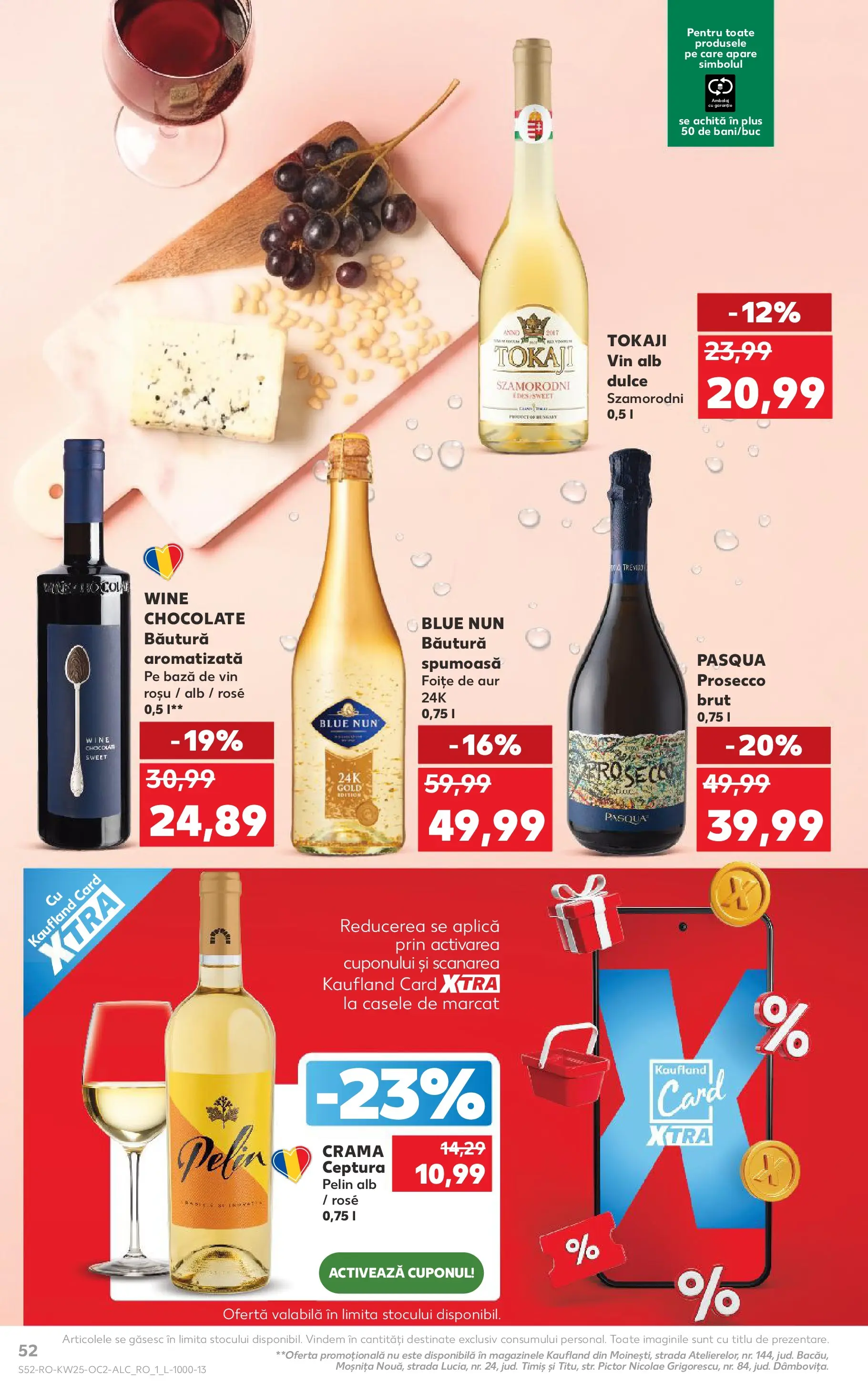 Kaufland Domnesti 17.06.2026 - Revista si Oferta | Pagină: 52 | Produse: Prosecco, Vin