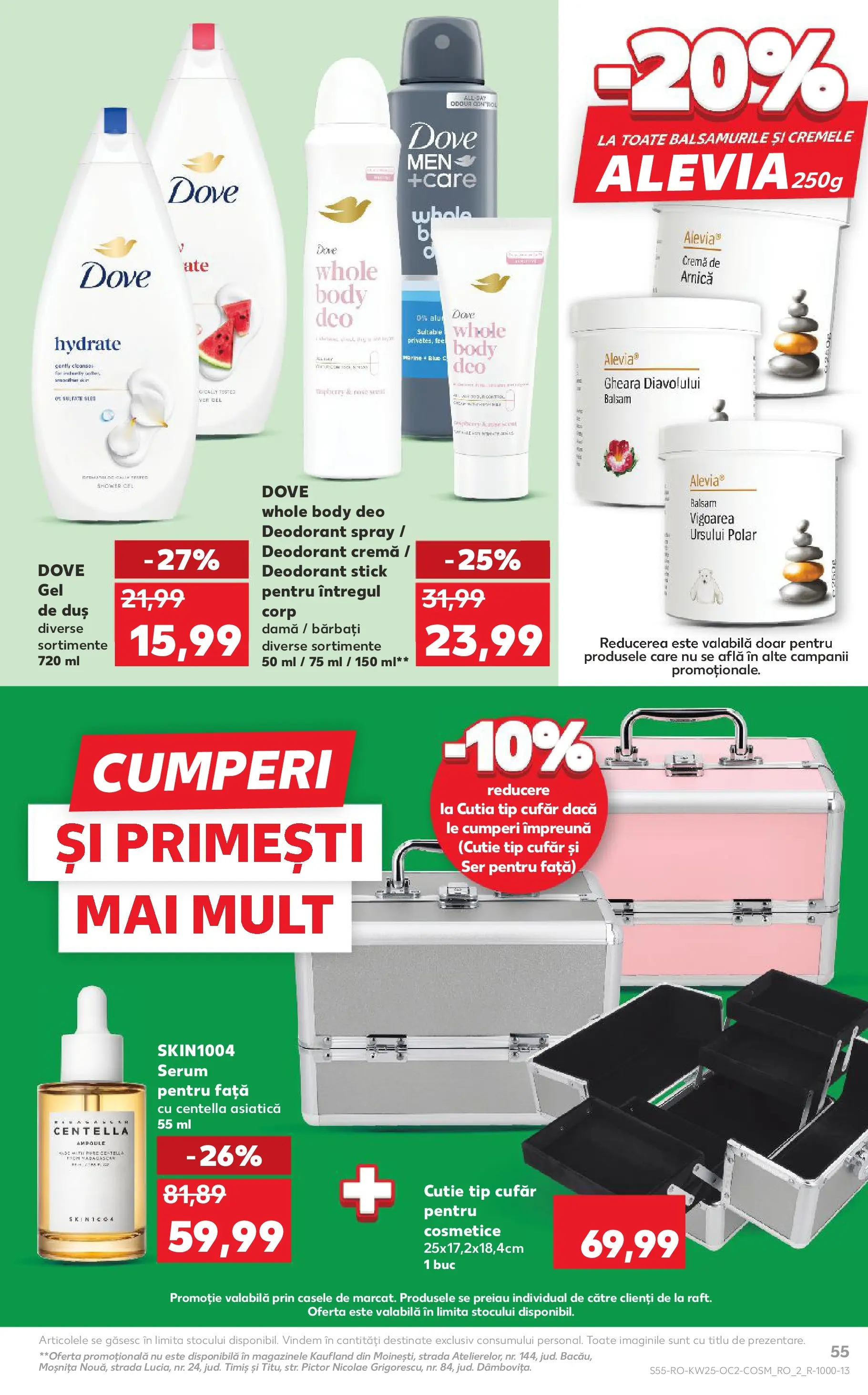Kaufland Domnesti 17.06.2026 - Revista si Oferta | Pagină: 55 | Produse: Body, Balsam, Cremă, Gel de duș