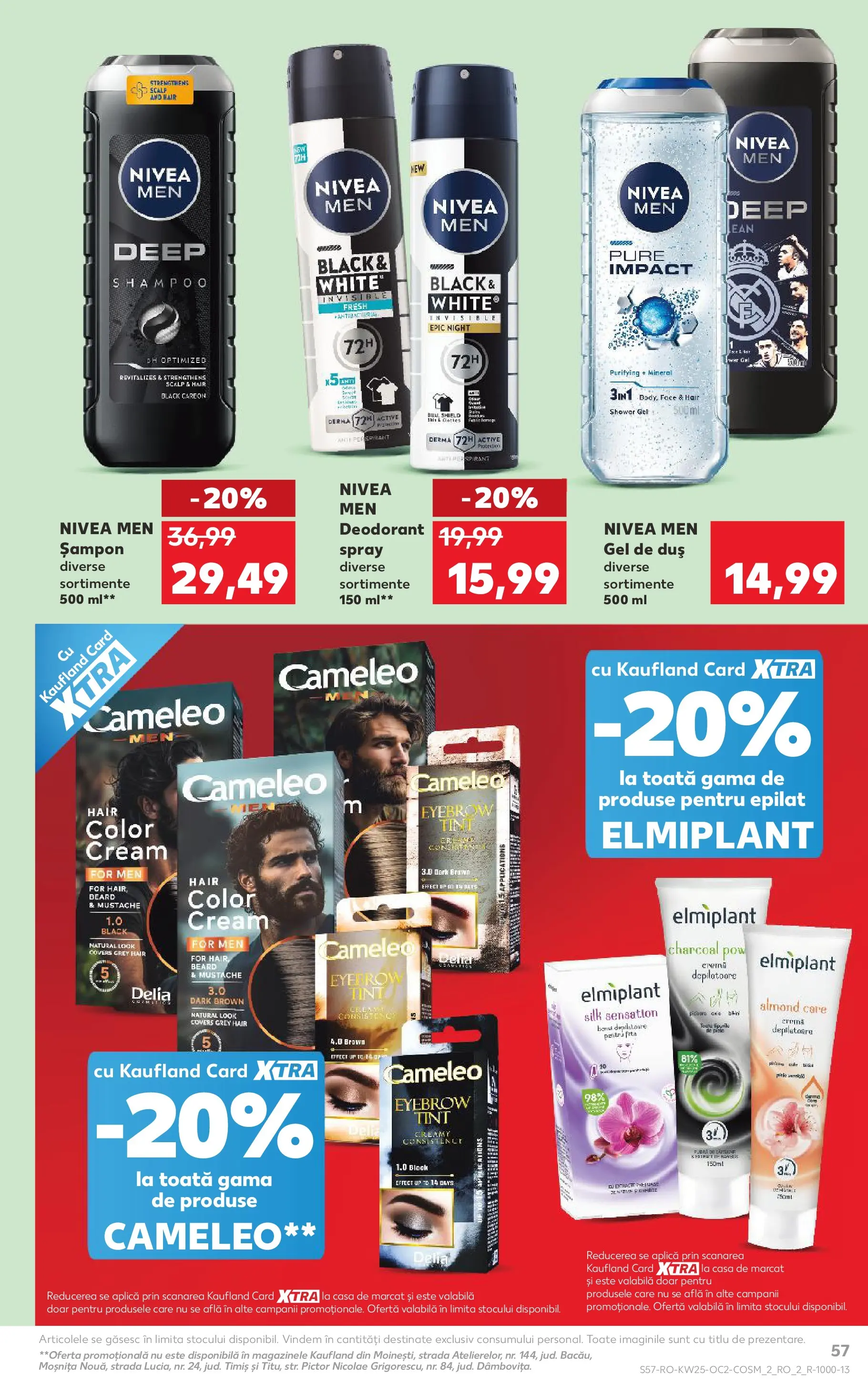 Kaufland Viseu de Sus 17.06.2026 - Revista si Oferta | Pagină: 57 | Produse: Duș, Peluş Köpek Yatağı, Cremă, Gel de duș
