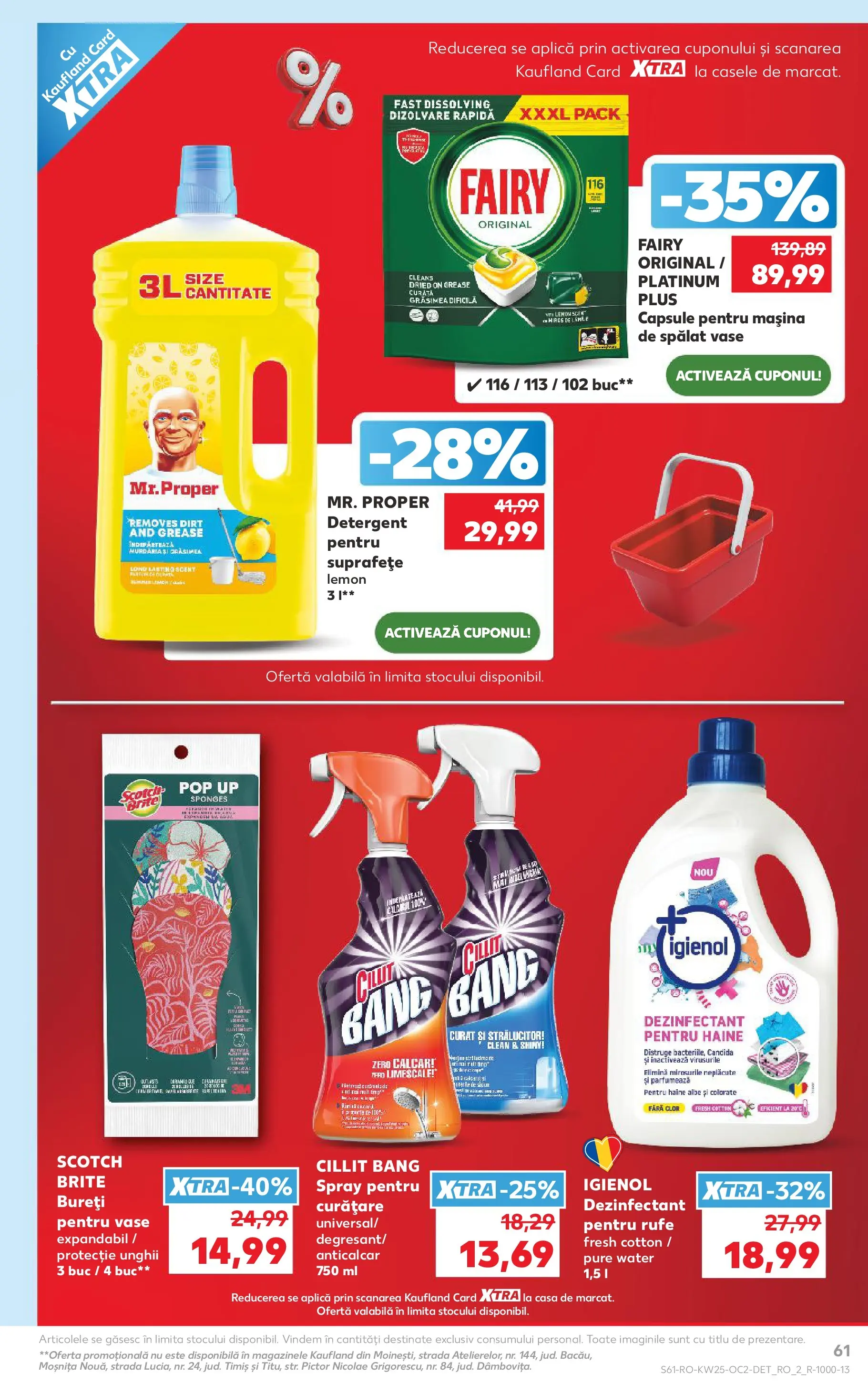 Kaufland Viseu de Sus 17.06.2026 - Revista si Oferta | Pagină: 61 | Produse: Pomelo, Mașină De Spălat, Capsule pentru mașina de spălat, Haine