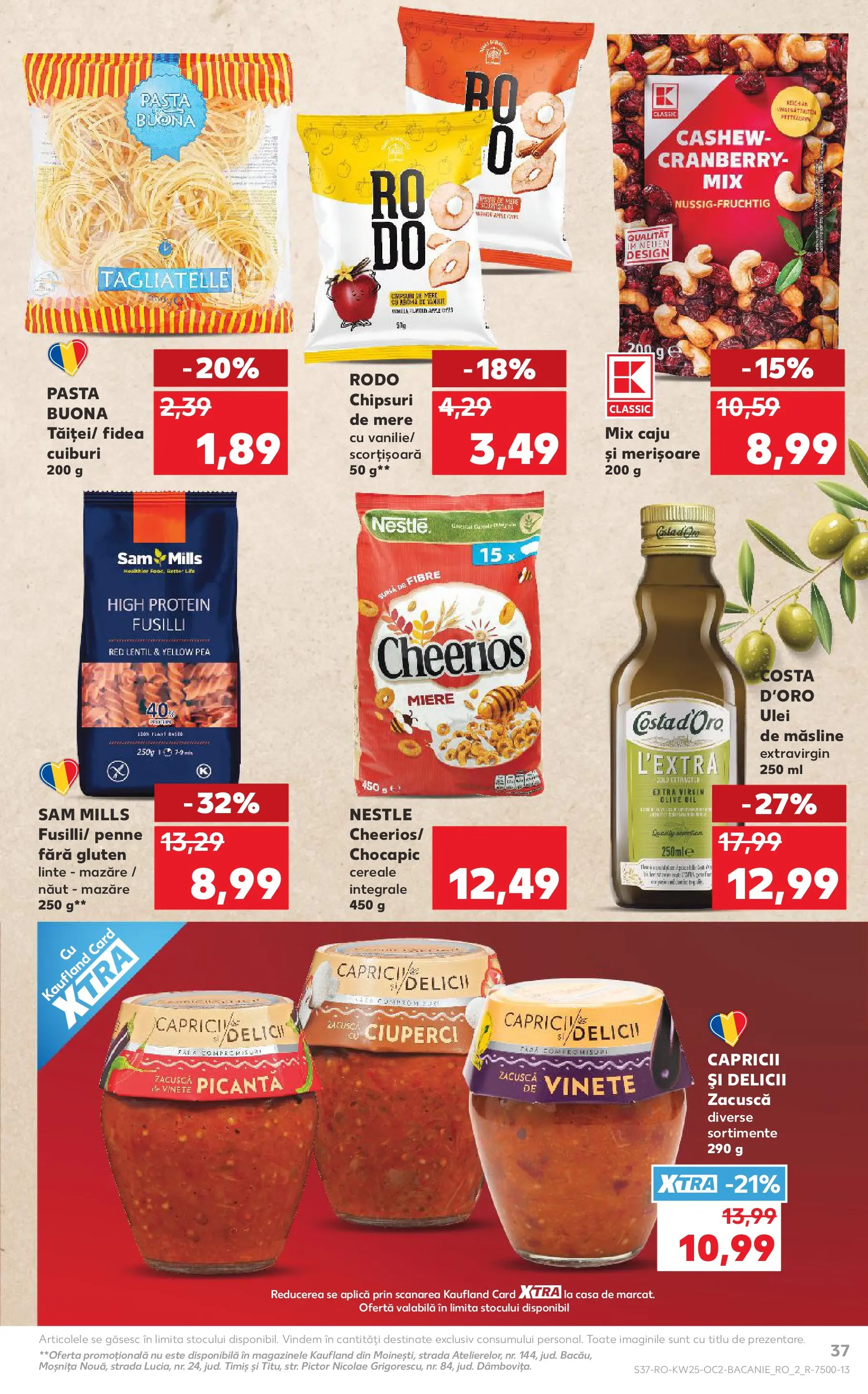 Kaufland Viseu de Sus 17.06.2026 - Revista si Oferta | Pagină: 37 | Produse: Mazăre, Ulei, Mere, Zacuscă