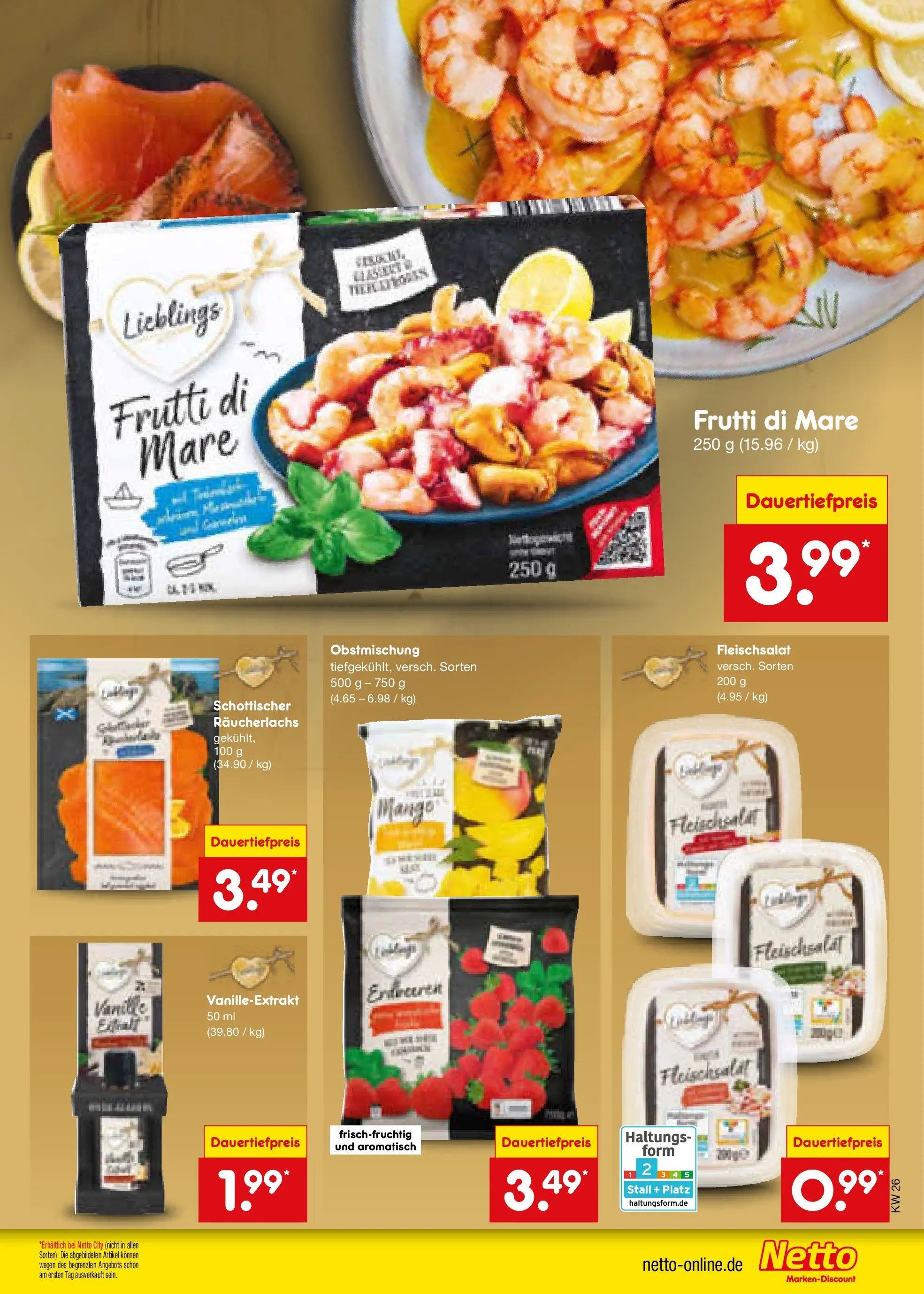Netto Marken-Discount Prospekt Metten (ab 21.06.2026) » Angebote | Seite: 17 | Produkte: Räucherlachs, Mango