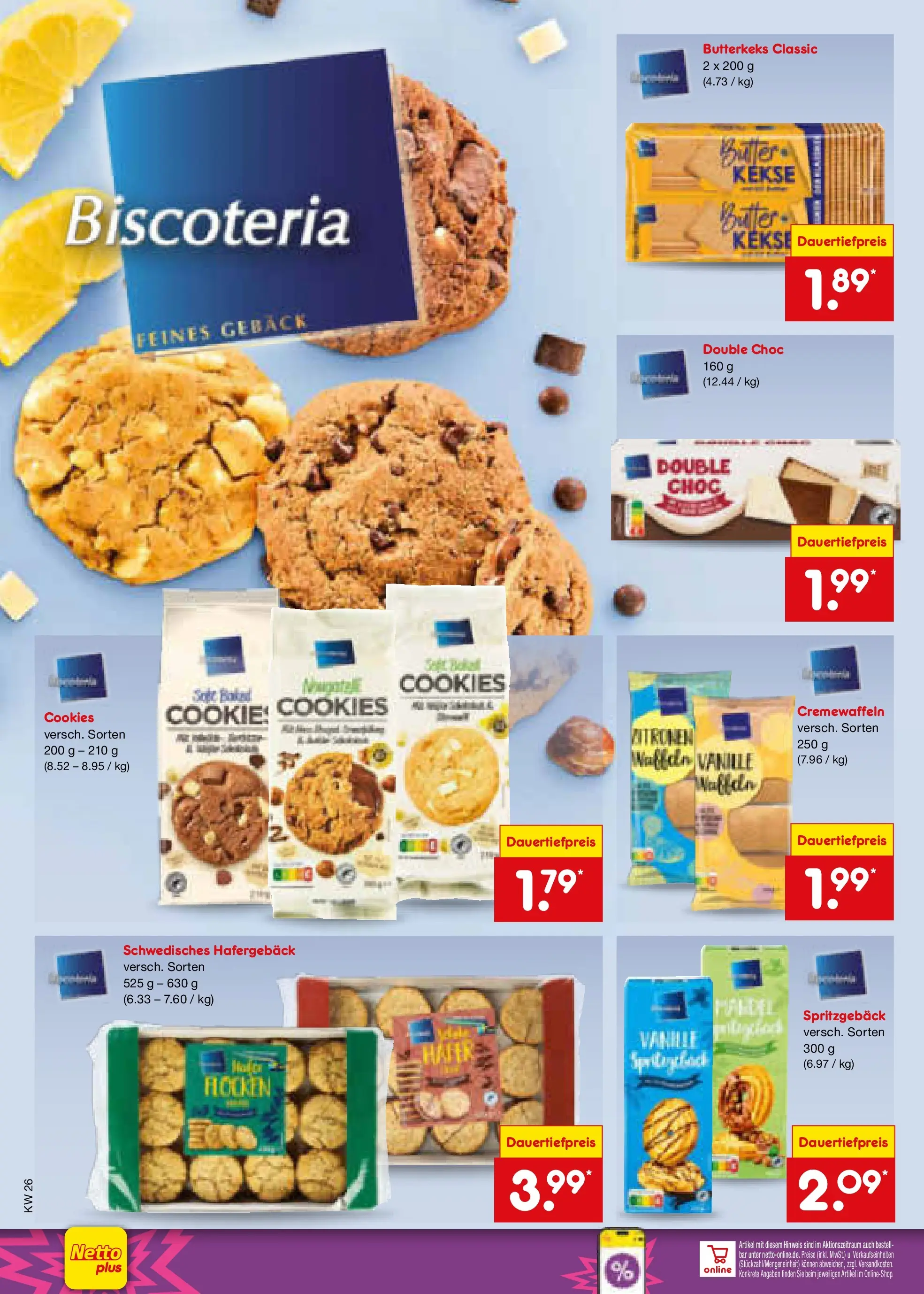 Netto Marken-Discount Prospekt Metten (ab 21.06.2026) » Angebote | Seite: 57 | Produkte: Butter, Kekse, Zitronen
