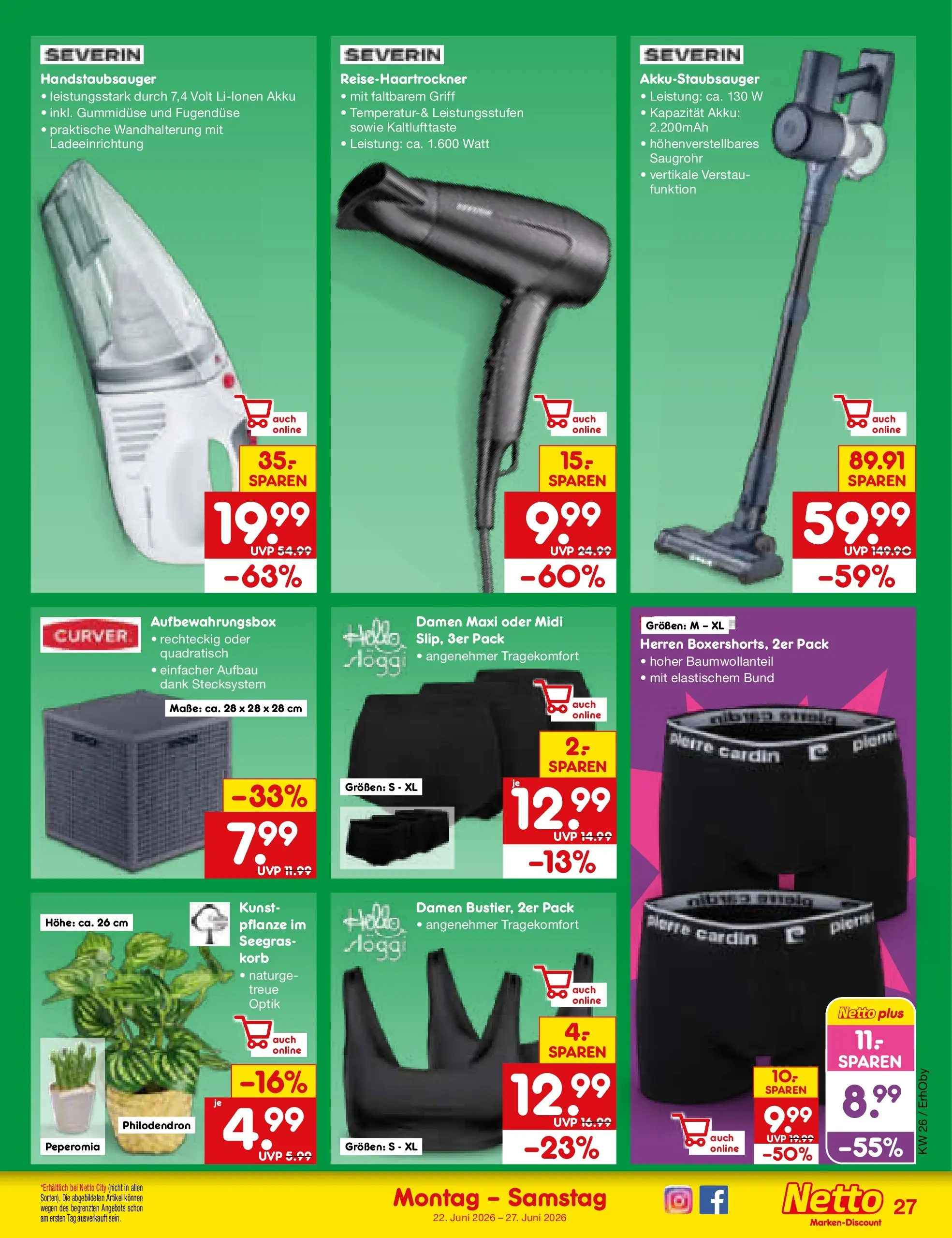 Netto Marken-Discount Prospekt Metten (ab 21.06.2026) » Angebote | Seite: 39 | Produkte: Korb