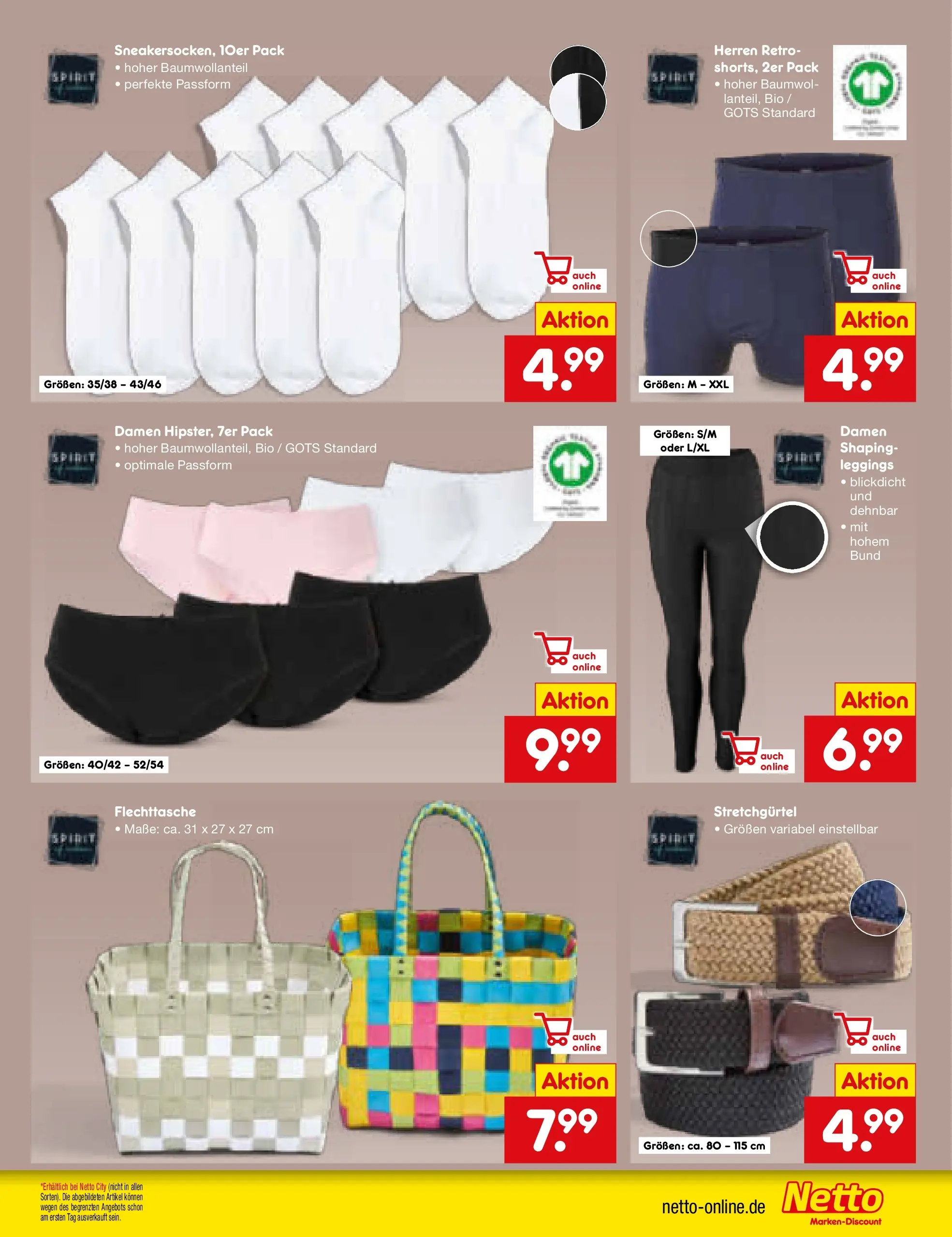 Netto Marken-Discount Prospekt Metten (ab 21.06.2026) » Angebote | Seite: 43 | Produkte: Leggings