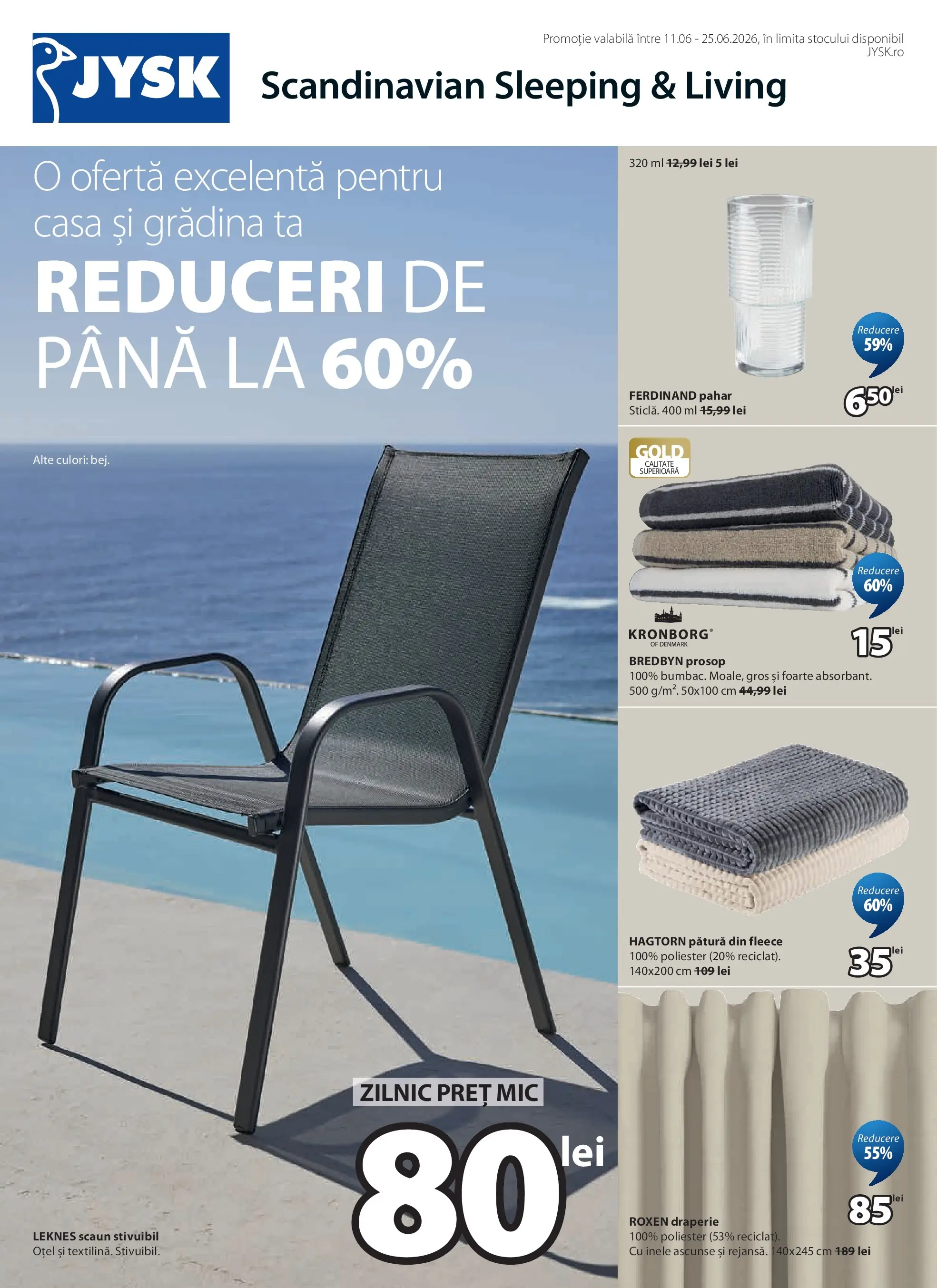 JYSK Catalog - Oferta 11.06.2026 - 25.06.2026 | Pagină: 1