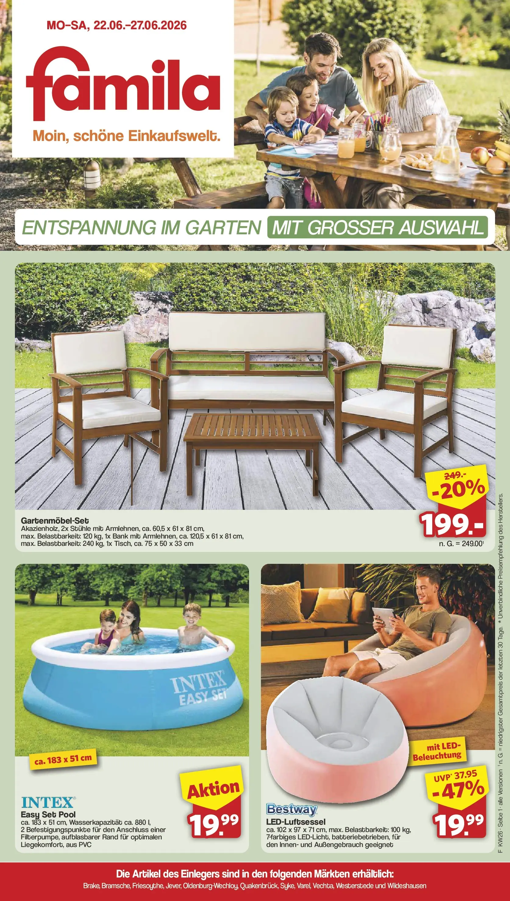 Famila Nordwest Einleger (ab 22.06.2026) zum Blättern | Seite: 1