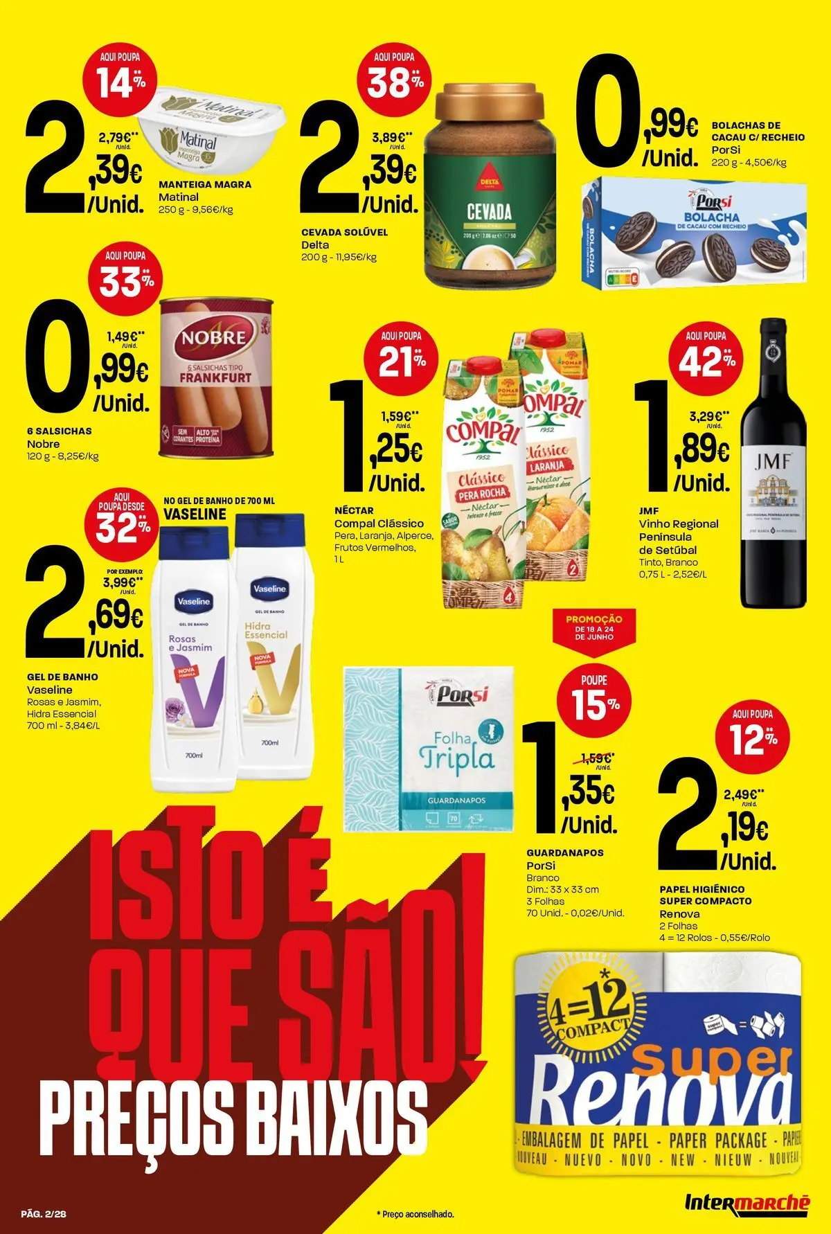 Intermarché Isto é que são preços BAIXOS » de 18/06/2026 - 24/06/2026 | Página: 2