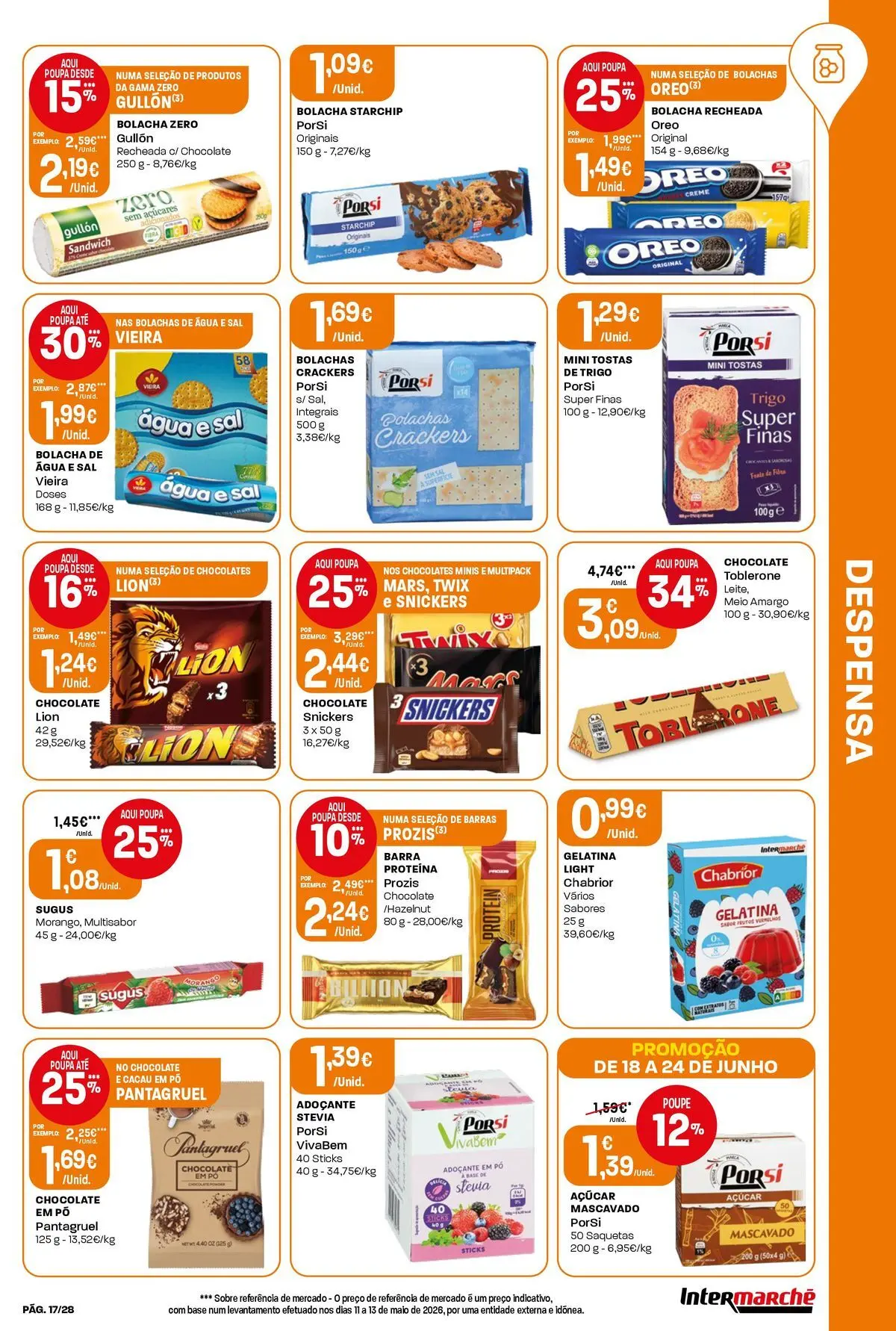 Intermarché Isto é que são preços BAIXOS » de 18/06/2026 - 24/06/2026 | Página: 17