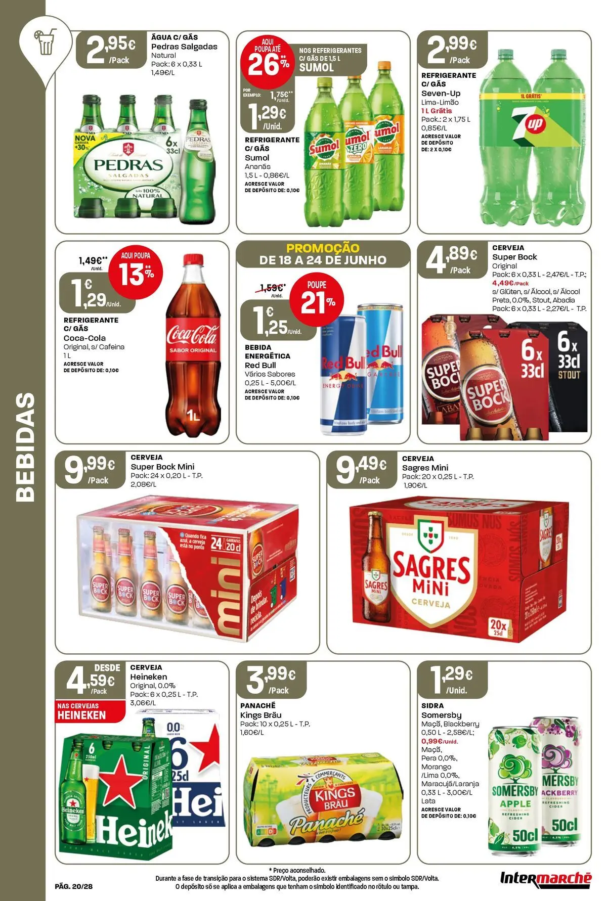Intermarché Isto é que são preços BAIXOS » de 18/06/2026 - 24/06/2026 | Página: 20