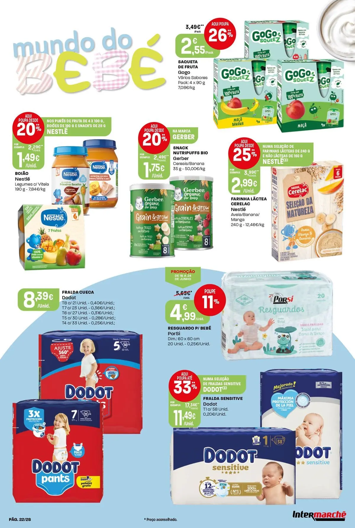 Intermarché Isto é que são preços BAIXOS » de 18/06/2026 - 24/06/2026 | Página: 22