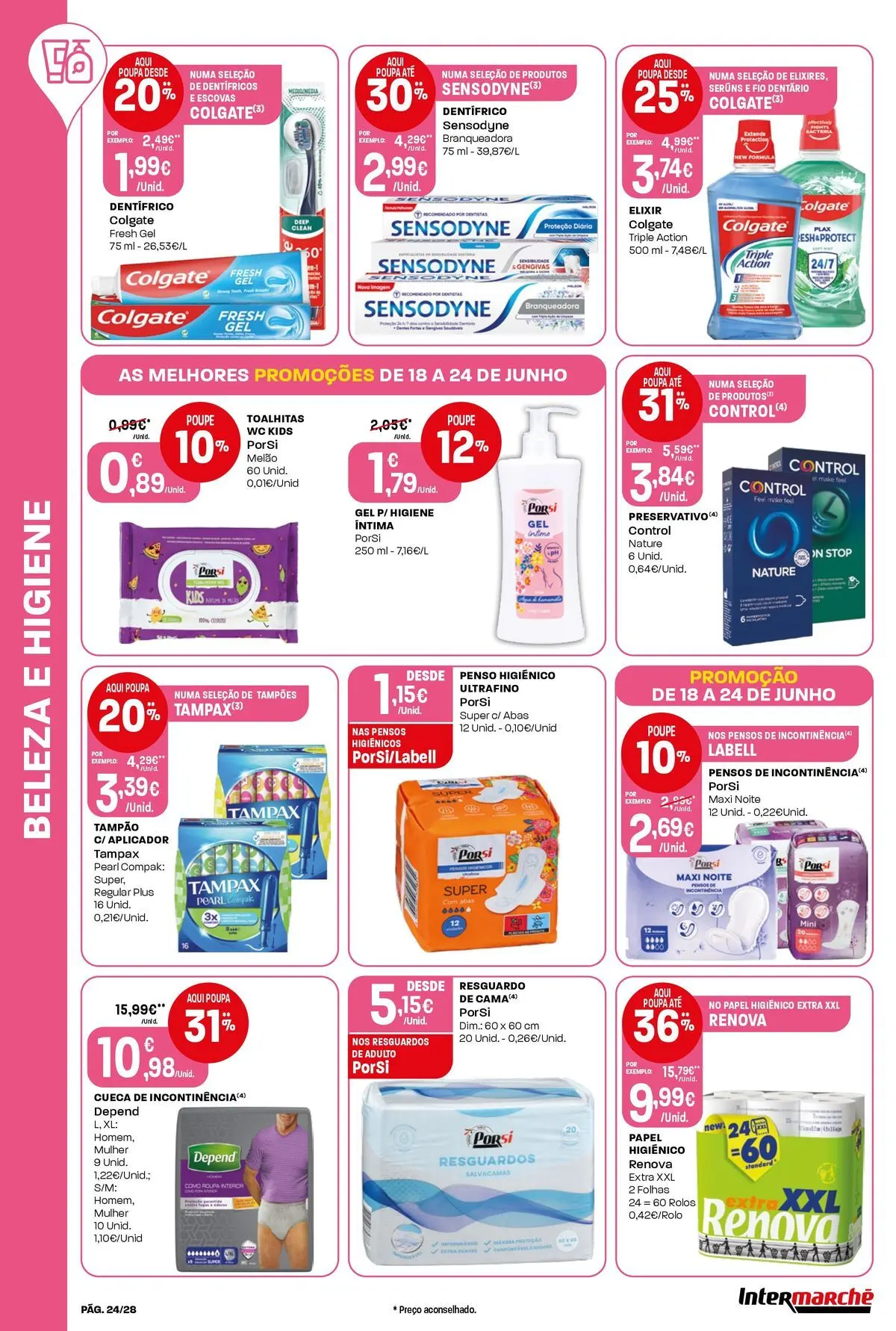 Intermarché Isto é que são preços BAIXOS » de 18/06/2026 - 24/06/2026 | Página: 24