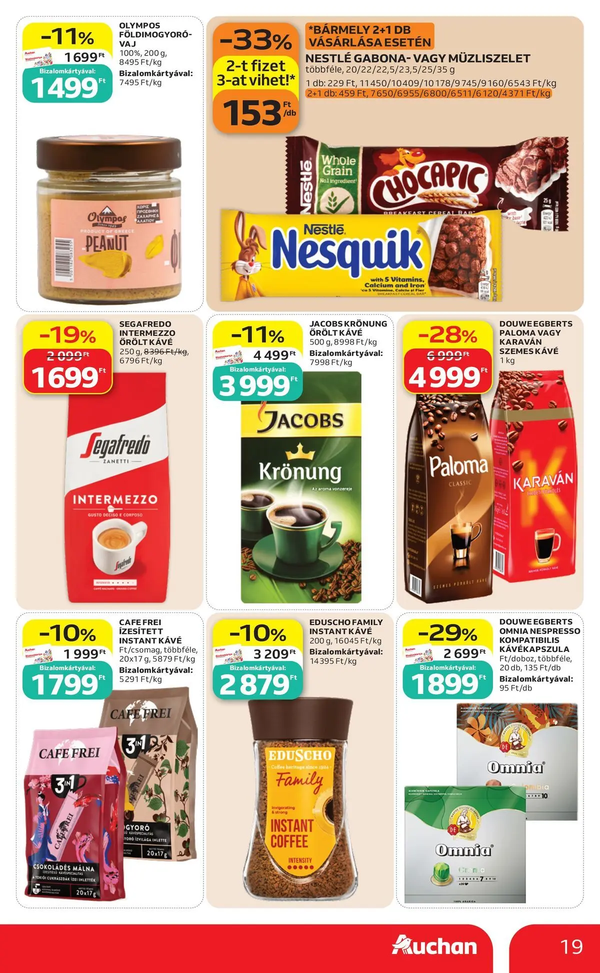 Ajánlatok - Auchan újság érvényessége 2026.06.24-ig - 2026.06.17. -tól/töl > akció, lapozható szórólap 🛍️ | Oldal: 19