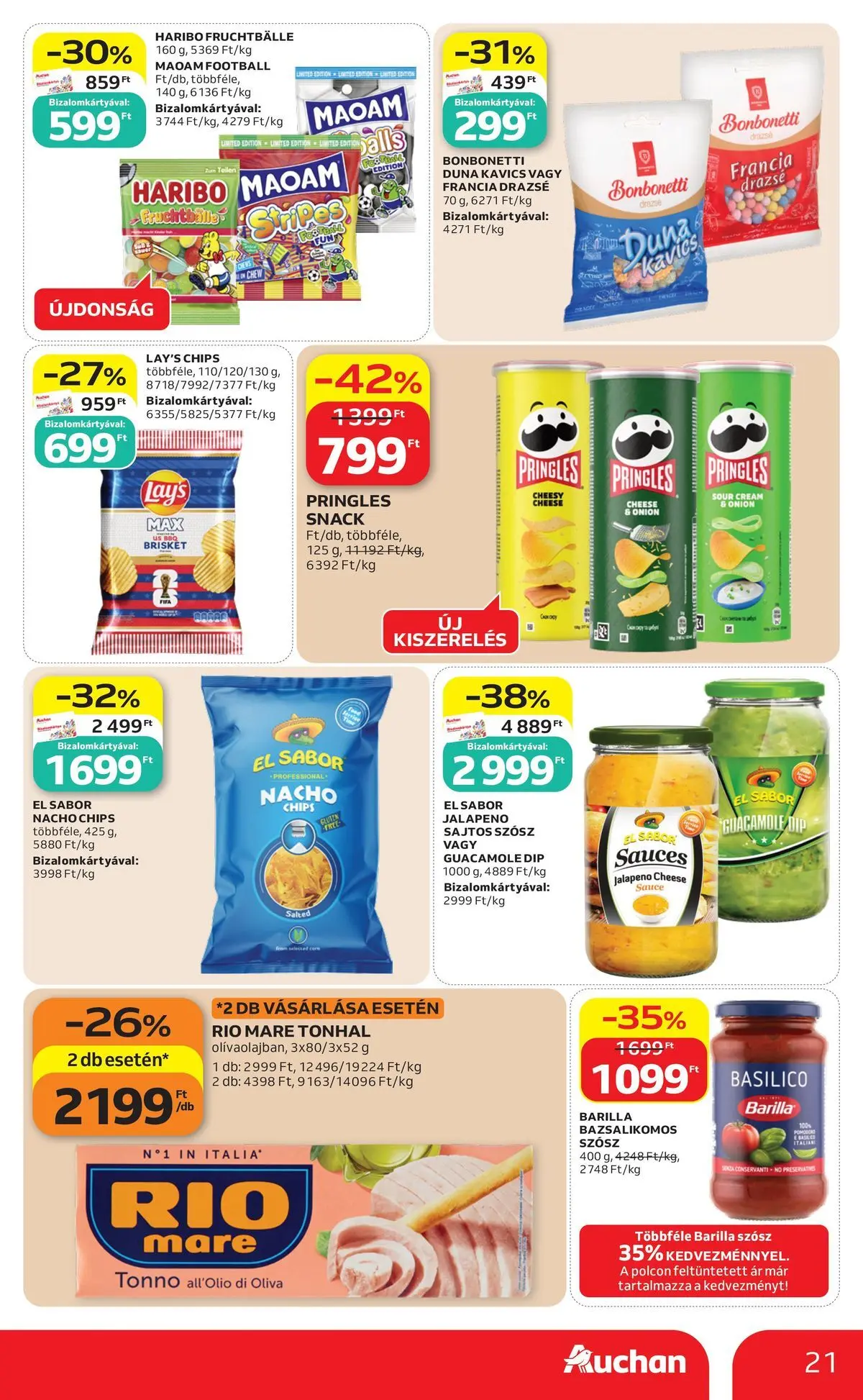 Ajánlatok - Auchan újság érvényessége 2026.06.24-ig - 2026.06.17. -tól/töl > akció, lapozható szórólap 🛍️ | Oldal: 21