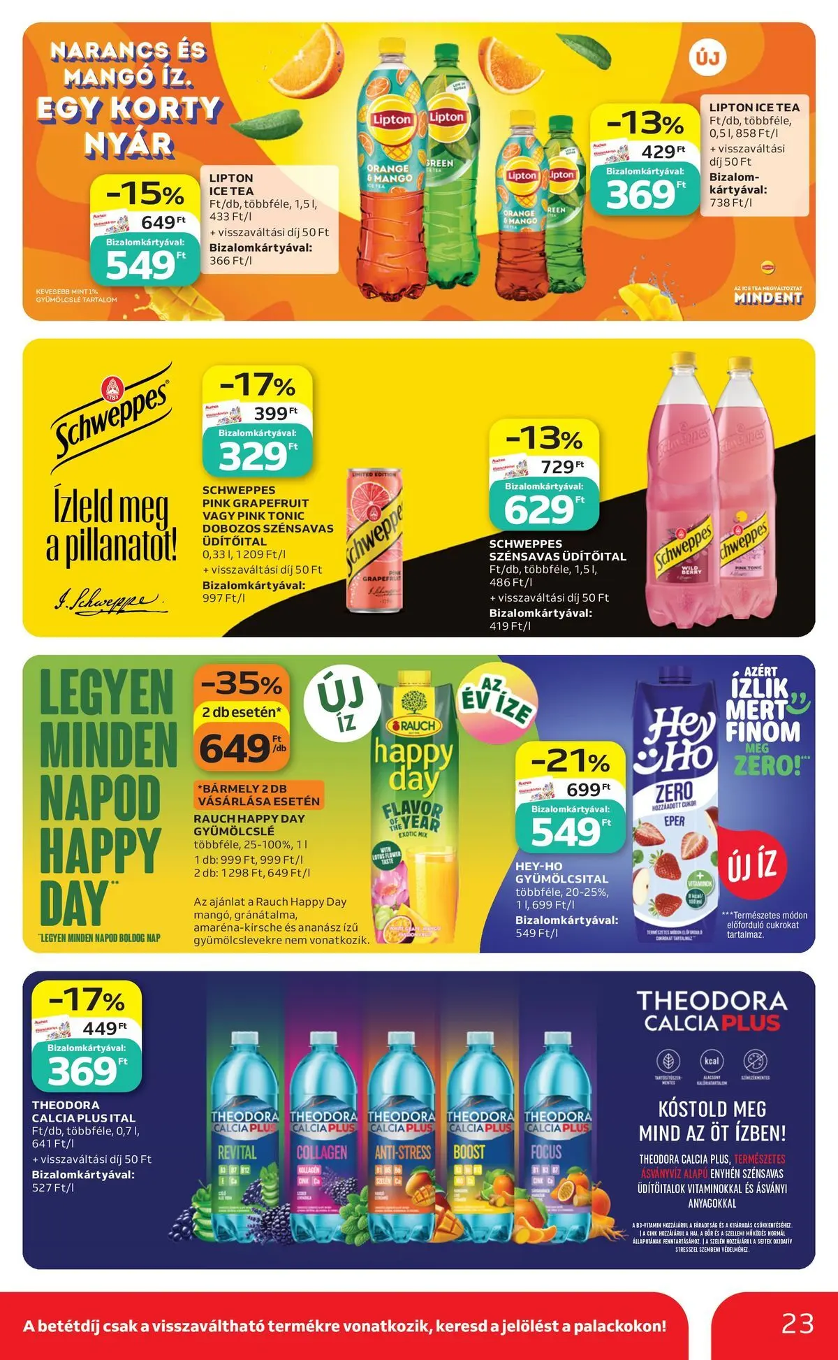 Ajánlatok - Auchan újság érvényessége 2026.06.24-ig - 2026.06.17. -tól/töl > akció, lapozható szórólap 🛍️ | Oldal: 23