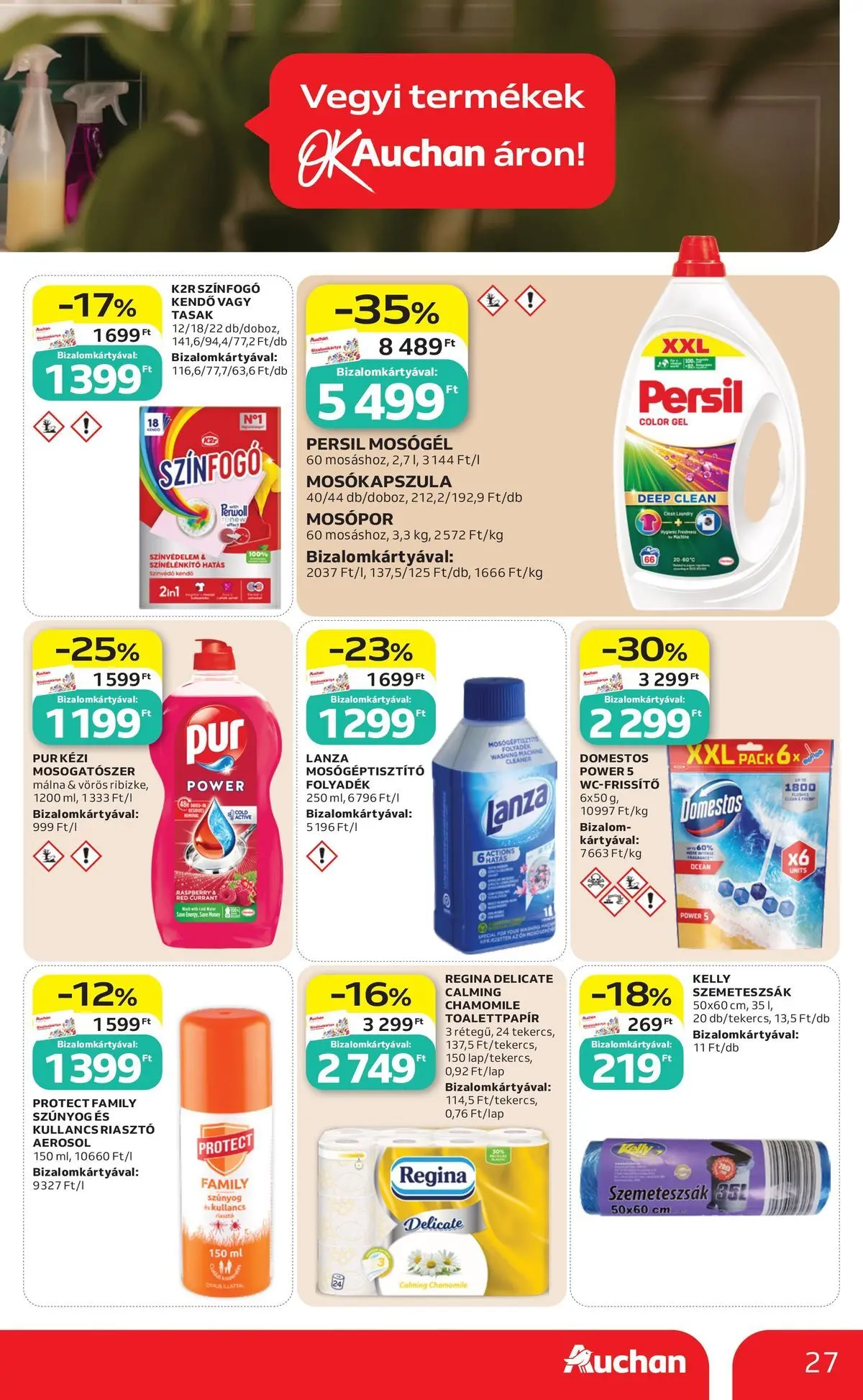 Ajánlatok - Auchan újság érvényessége 2026.06.24-ig - 2026.06.17. -tól/töl > akció, lapozható szórólap 🛍️ | Oldal: 27