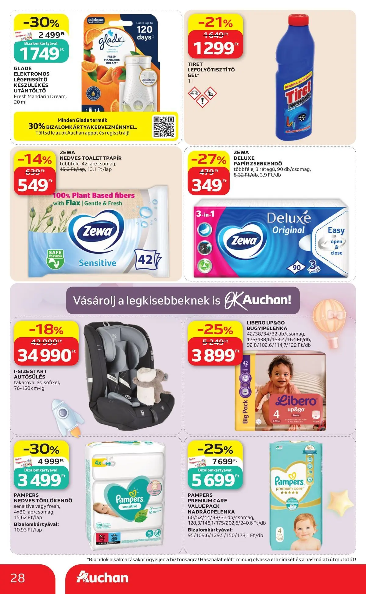 Ajánlatok - Auchan újság érvényessége 2026.06.24-ig - 2026.06.17. -tól/töl > akció, lapozható szórólap 🛍️ | Oldal: 28